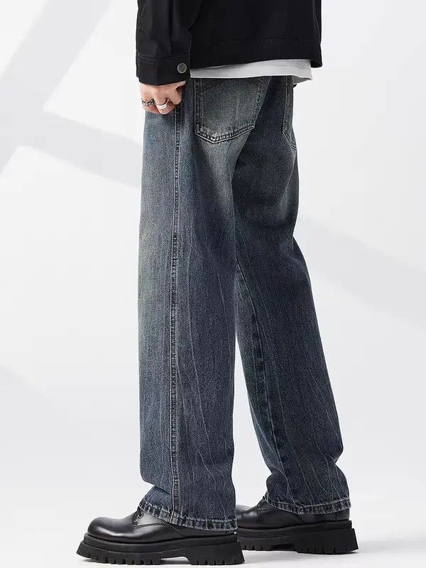 VIBE Vintage High Street Wash Distressed Jeans Size US 34 / EU 50 - 5 Thumbnail