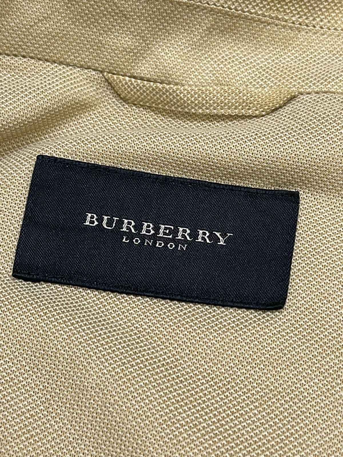 Burberry Vintage Burberry Linen Button Jacket Size US XL / EU 56 / 4 - 12 Thumbnail