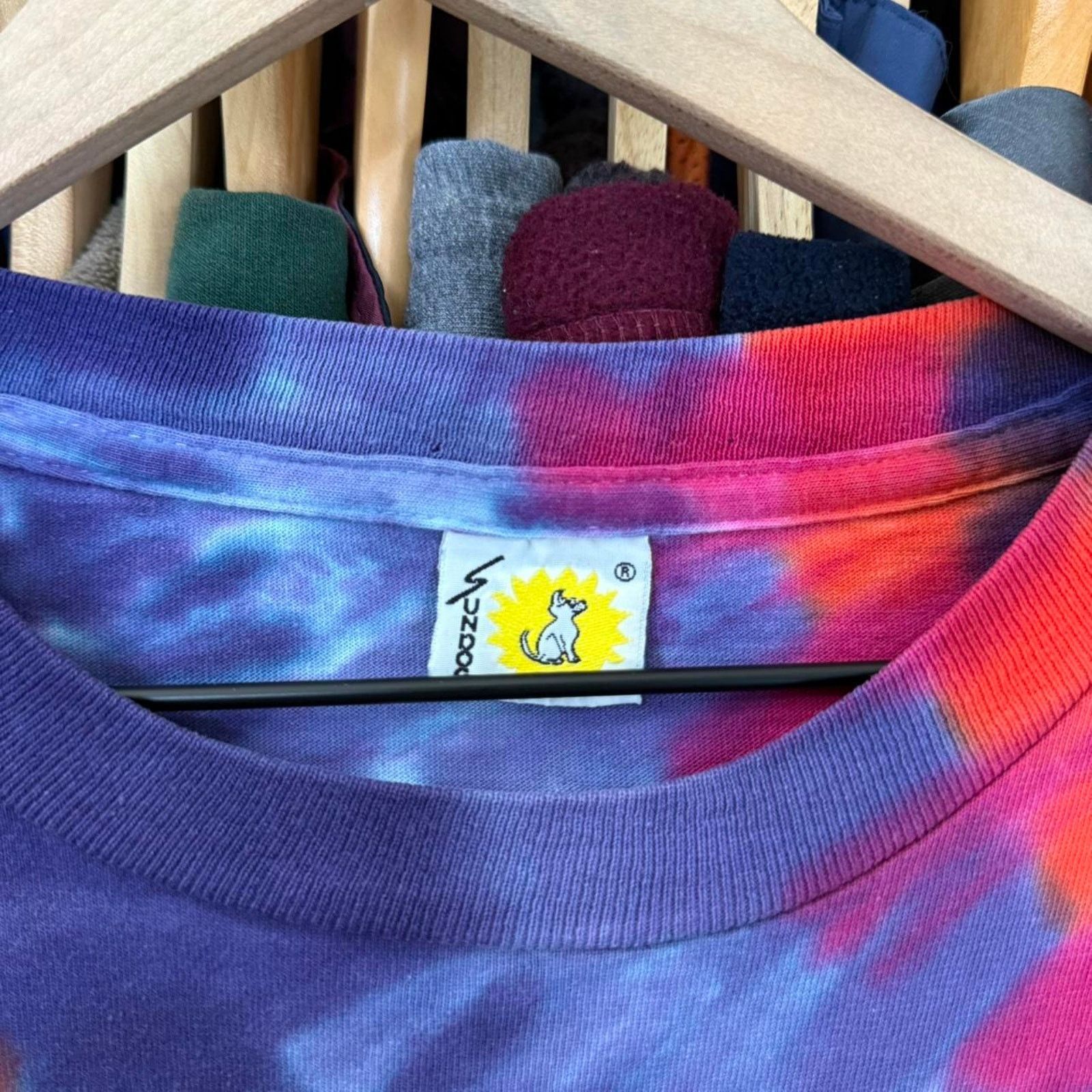 Other Vintage 90s Joes Crab Shack Tie Dye Single Stitch T-Shirt Size US XL / EU 56 / 4 - 7 Thumbnail