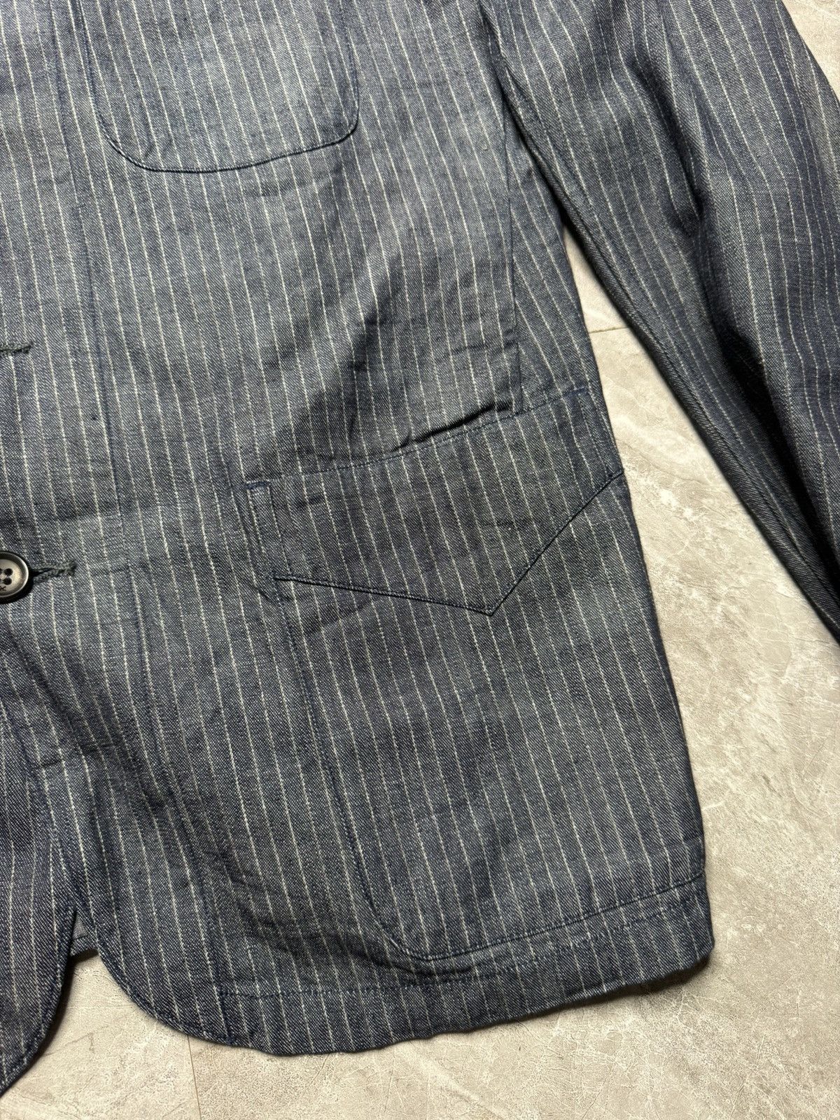 45rpm 45RPM Pinstripe Indigo Jacket & Pants Set Size US 31 - 10 Thumbnail