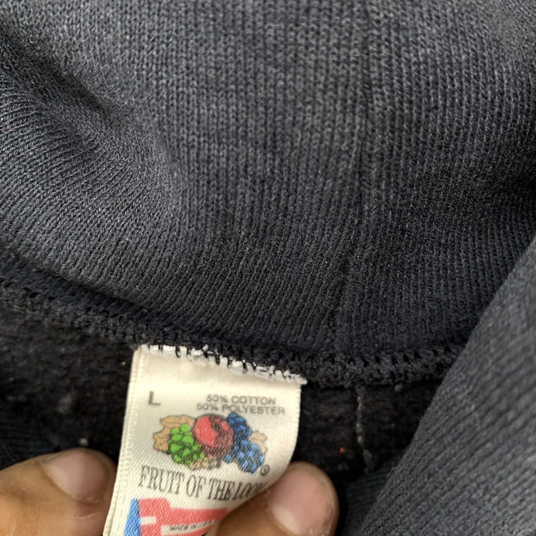 Fruit Of The Loom Vintage SAN FRANCISCO GOLDEN GATE BRIDGE Hoodie L Black USA Sweatshirt Size US L / EU 52-54 / 3 - 3 Thumbnail