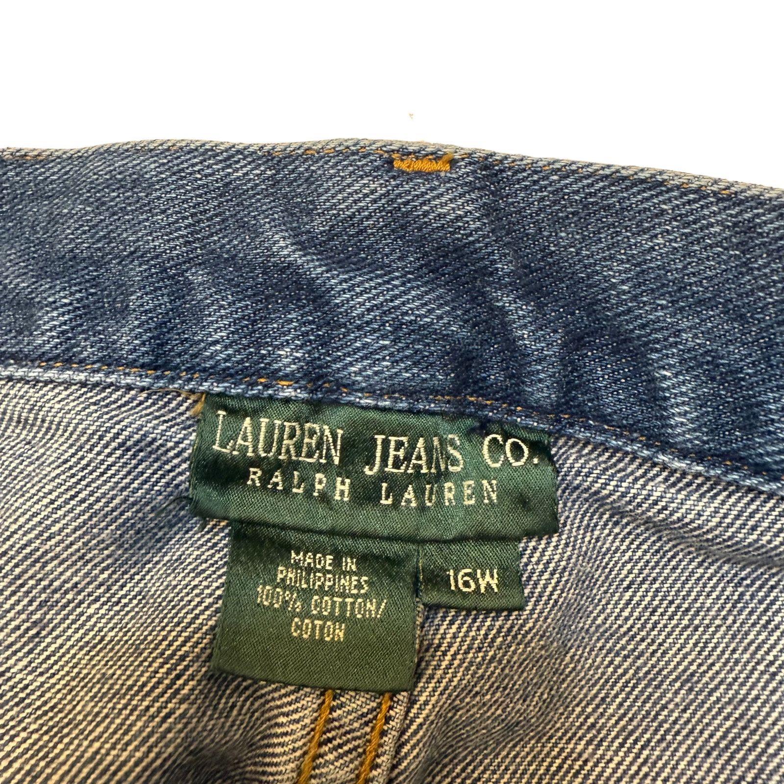 Ralph Lauren Vintage Ralph Lauren Straight Leg Jeans | Women's 16 W Size 38" / US 16 / IT 52 - 3 Thumbnail
