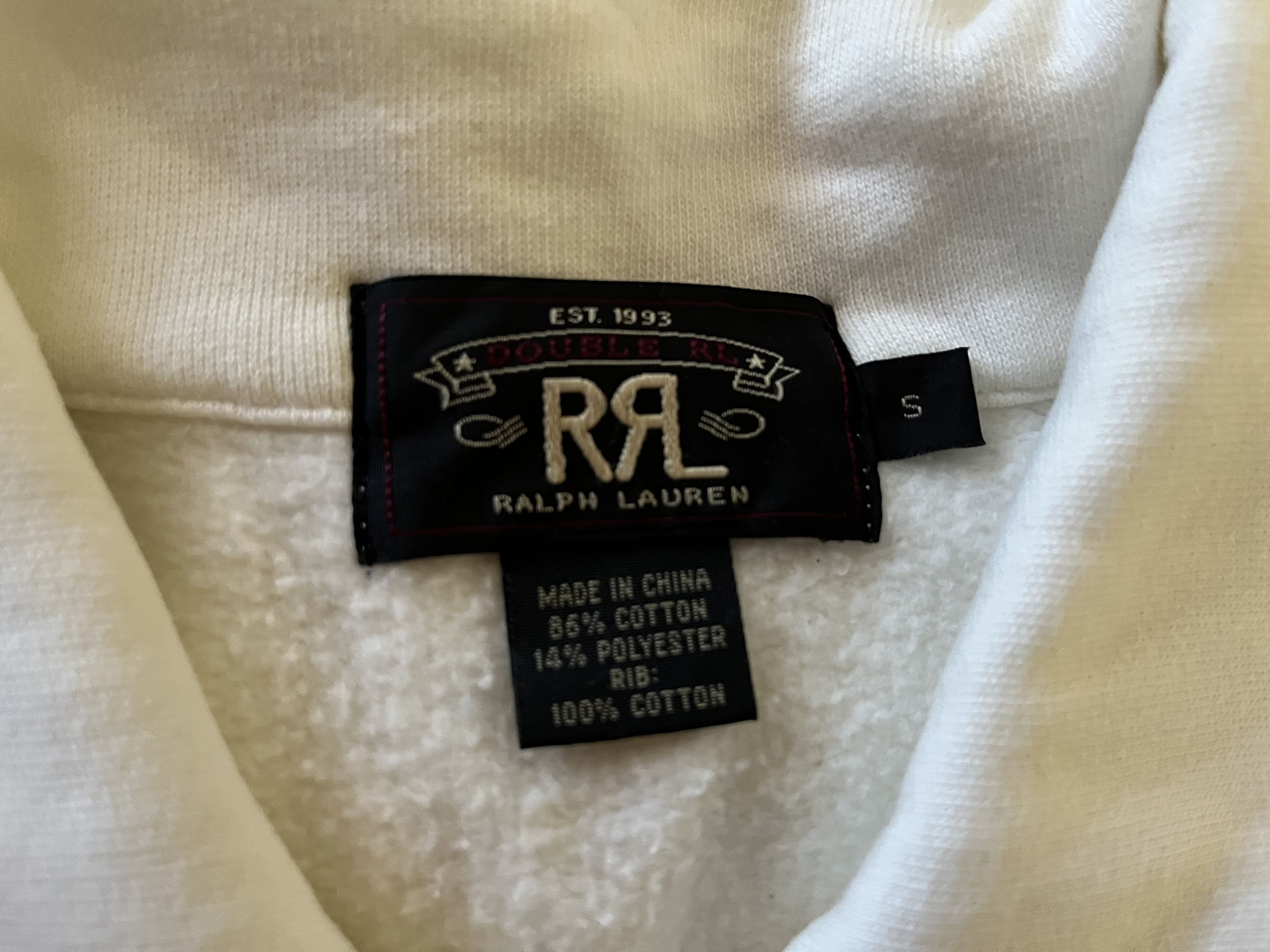 RRL Ralph Lauren RRL Quarter-Zip Pullover Air Force Sweater Small Size US S / EU 44-46 / 1 - 11 Thumbnail