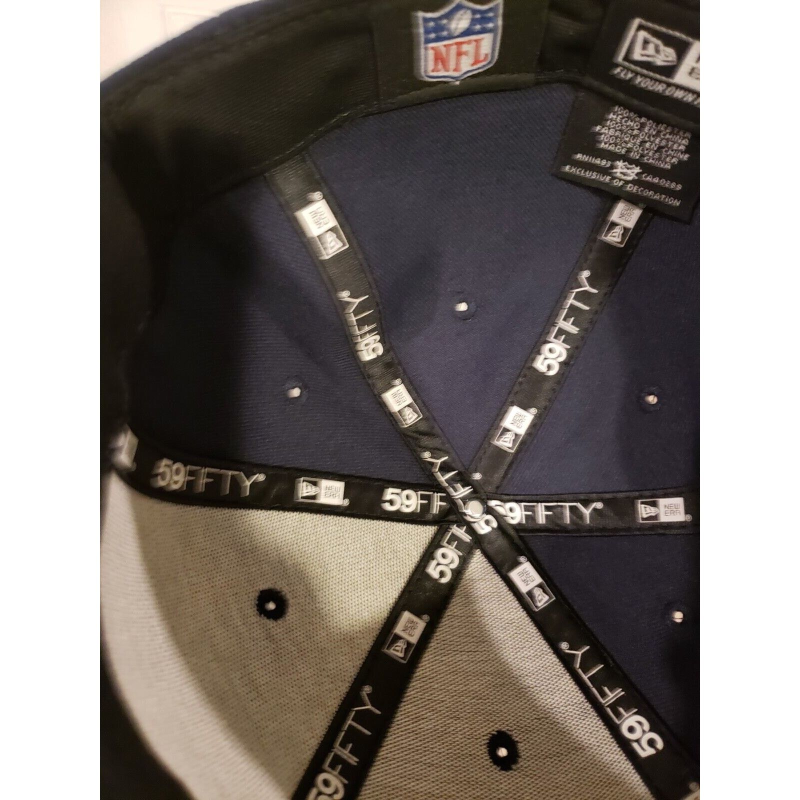 New Era Chicago Bears Hat On Field 5950 Fitted Size 7 1/4 New Era Size ONE SIZE - 6 Thumbnail