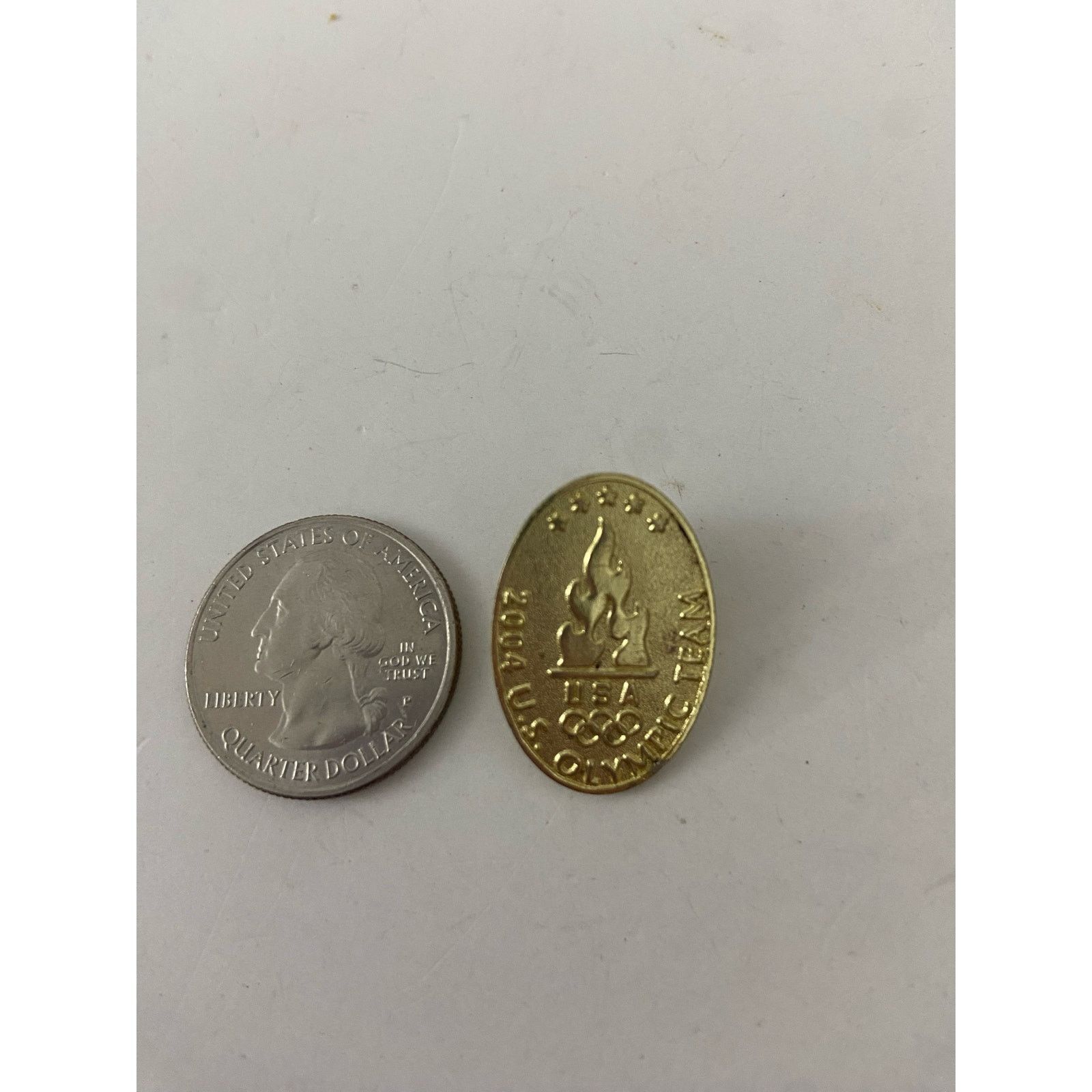 Other Olympics pin gold tone small Size ONE SIZE - 2 Thumbnail