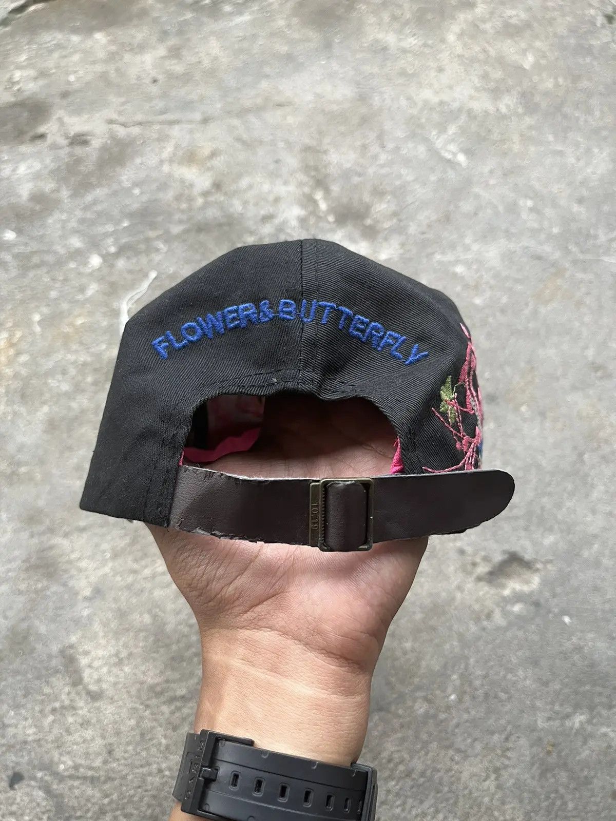 Hysteric Glamour Gothic Japanese Poem Flower Butterfly Tribal Hat LGB Size ONE SIZE - 4 Thumbnail
