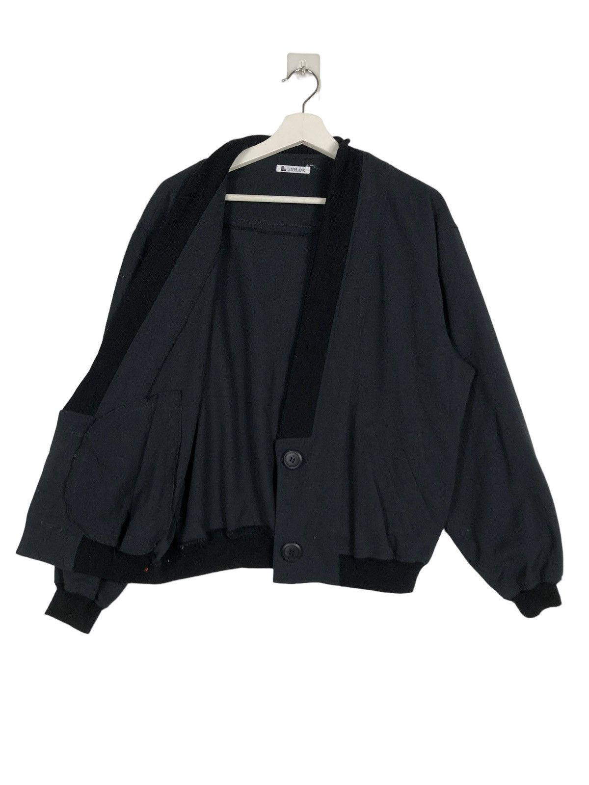 Issey Miyake 🔥 VINTAGE LOVELAND ISSEY MIYAKE VNECK BOMBER JACKET Size US M / EU 48-50 / 2 - 9 Thumbnail