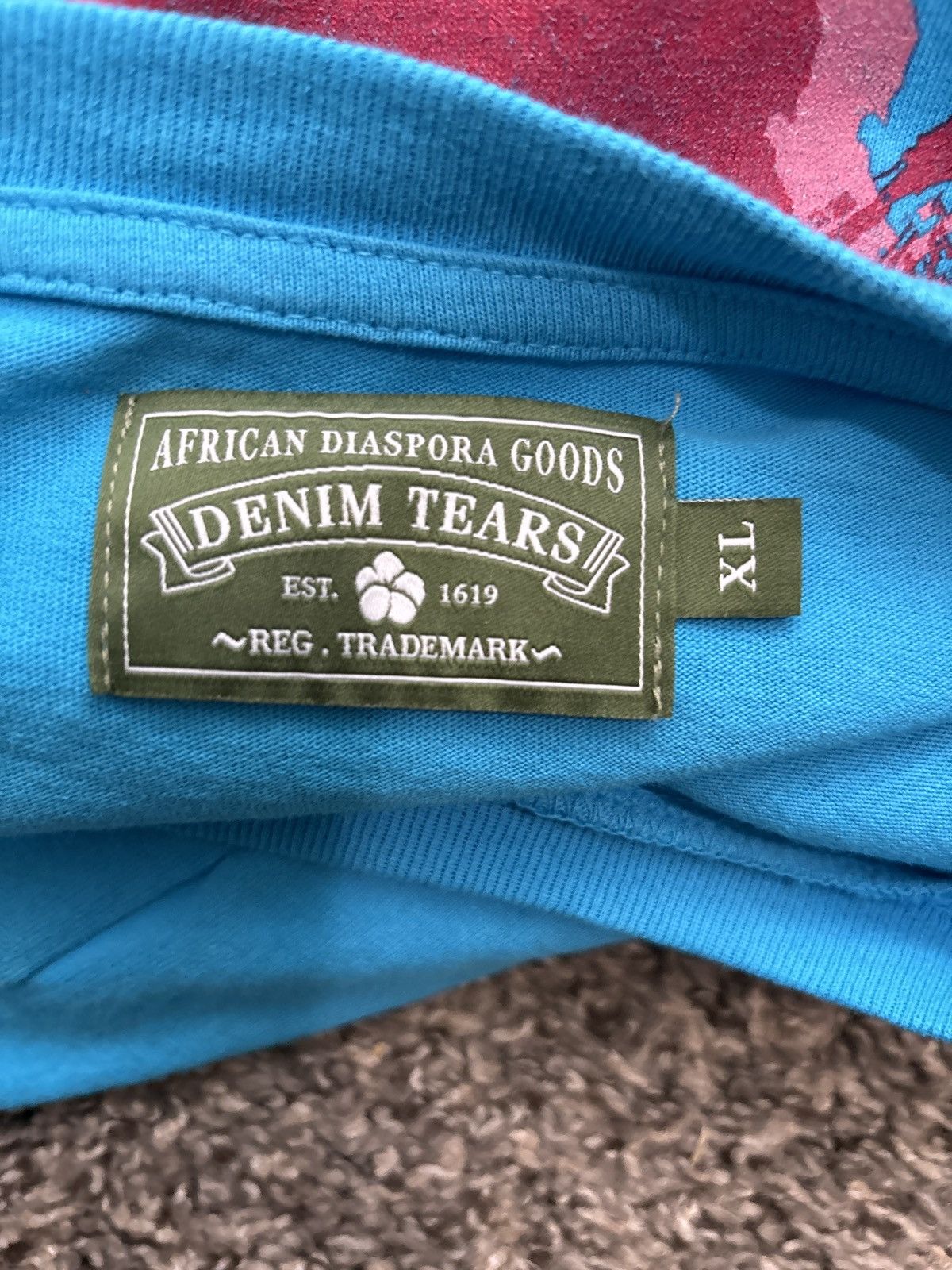 DENIM TEARS Denim tears tee Size US XL / EU 56 / 4 - 5 Thumbnail