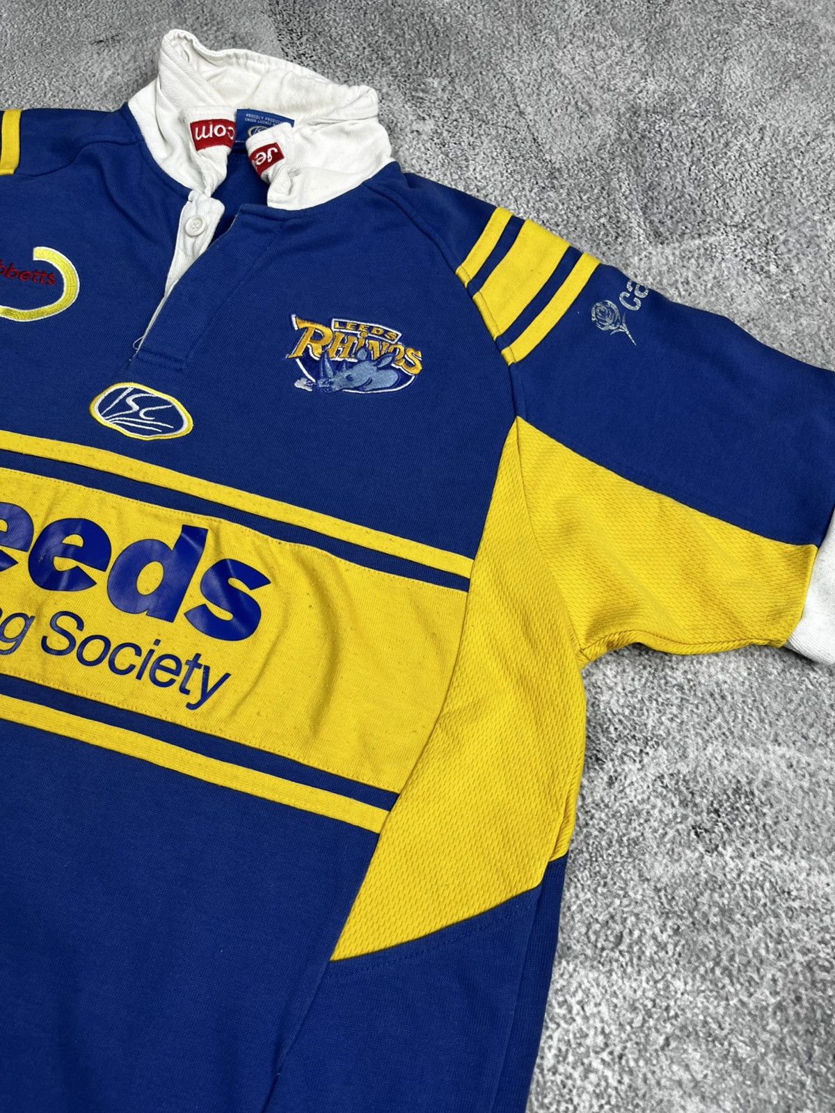 Rugby Ralph Lauren VINTAGE ISC MEN LEEDS RHINOS 2008 HOME RUGBY LEAGUE JERSEY Size US XL / EU 56 / 4 - 6 Thumbnail