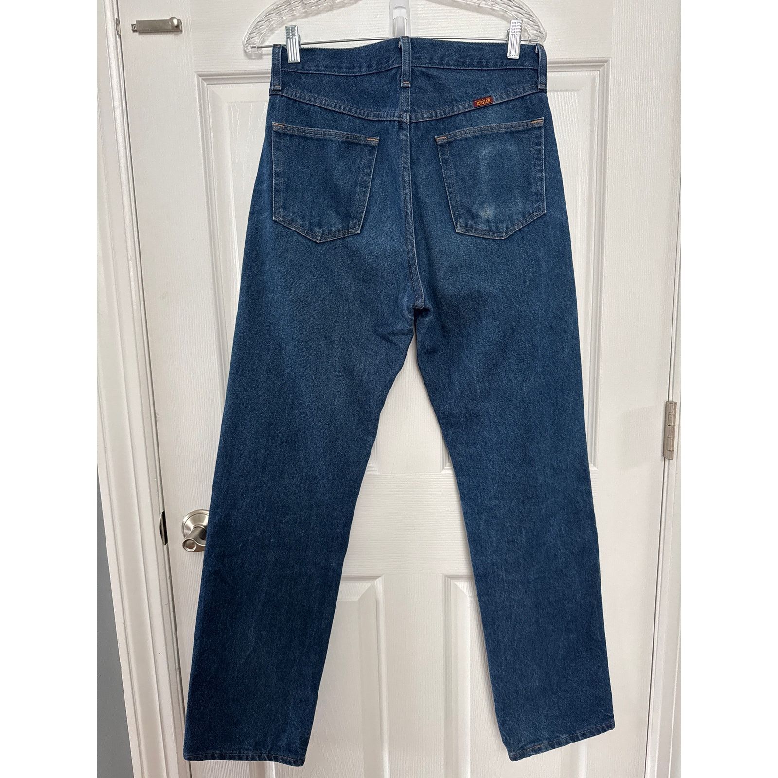 Vintage Y2K Rustler dark blue bootcut high waisted jeans 33X32 Size US 33 - 13 Thumbnail