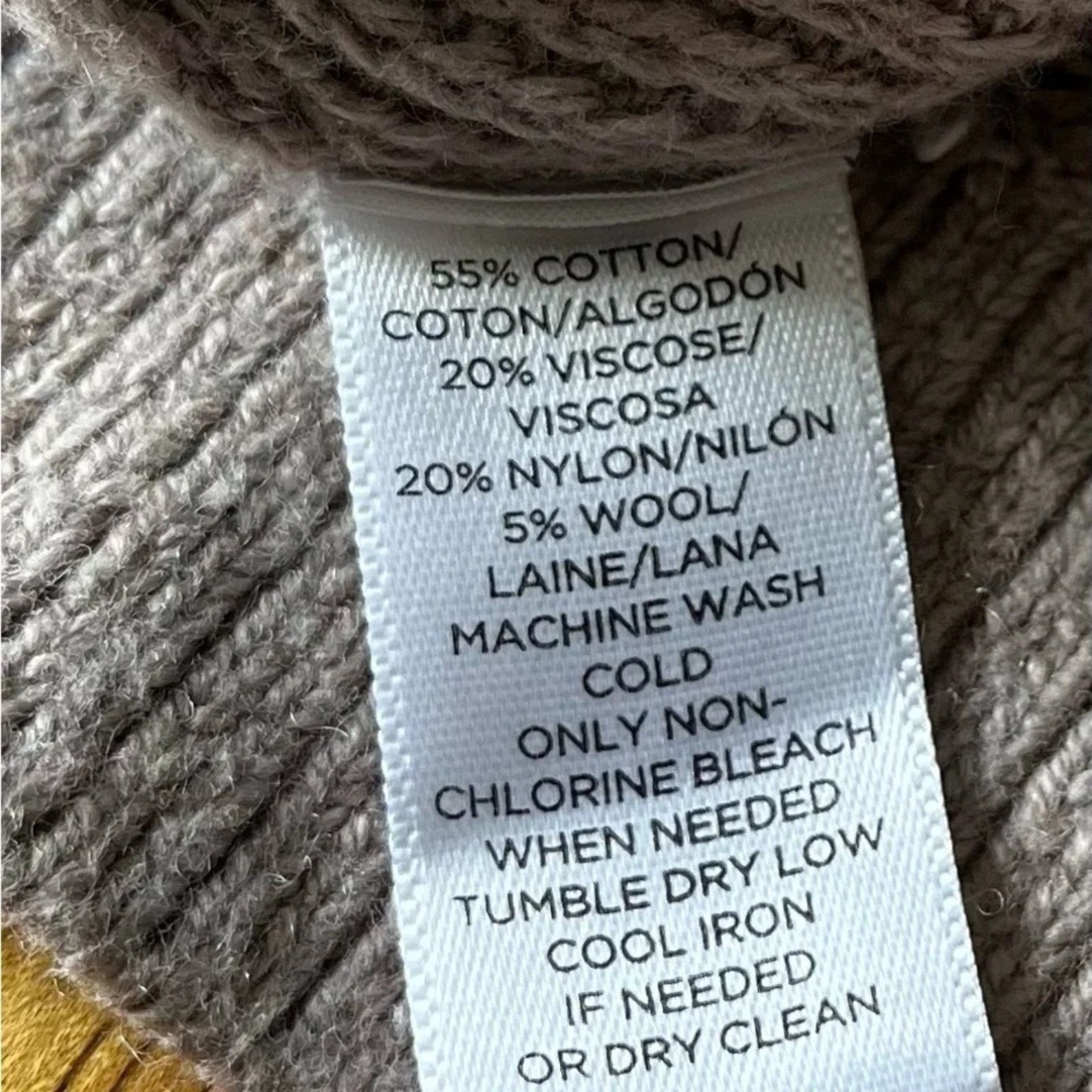 Loft Ann Taylor Loft long sleeved TAN sweater, size XL Size XL / US 12-14 / IT 48-50 - 2 Thumbnail