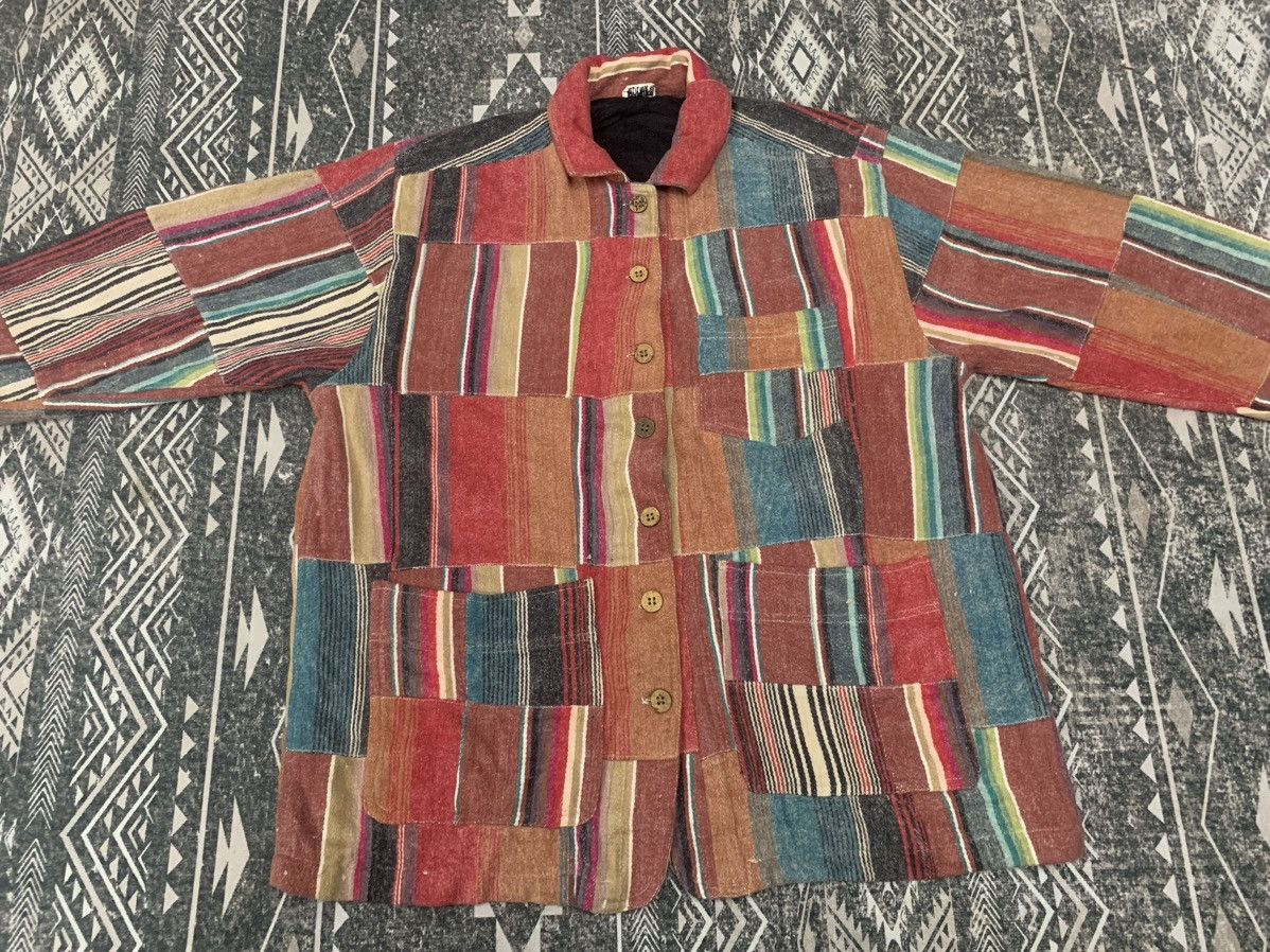 Japanese Brand VINTAGE INDIO INSPIRED BY KAPITAL SHUSHIBORO JACKET JAPAN Size US XL / EU 56 / 4 - 3 Thumbnail