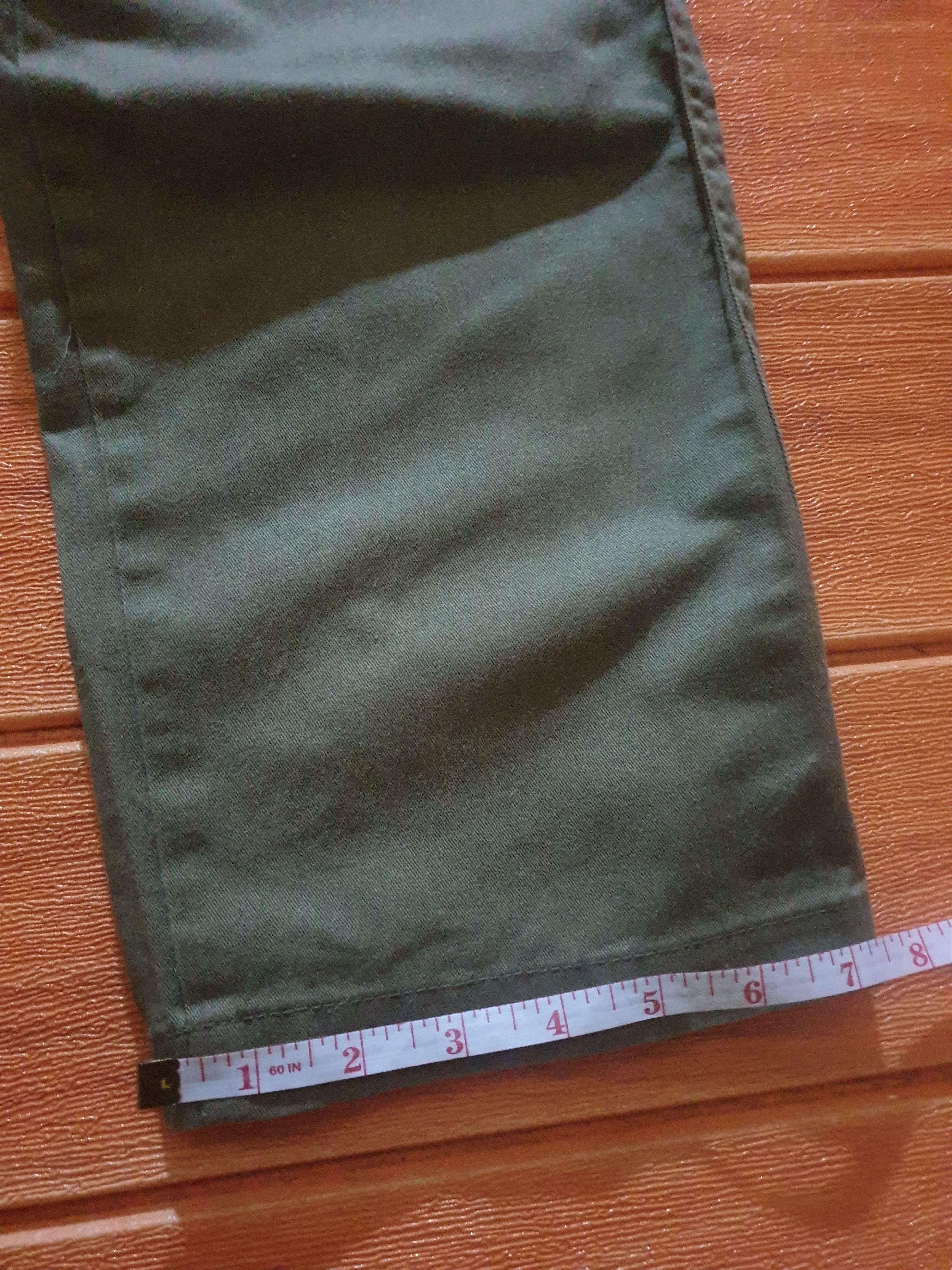 Japanese Brand 💥Sparkle multipocket green colour pant Size US 33 - 6 Thumbnail