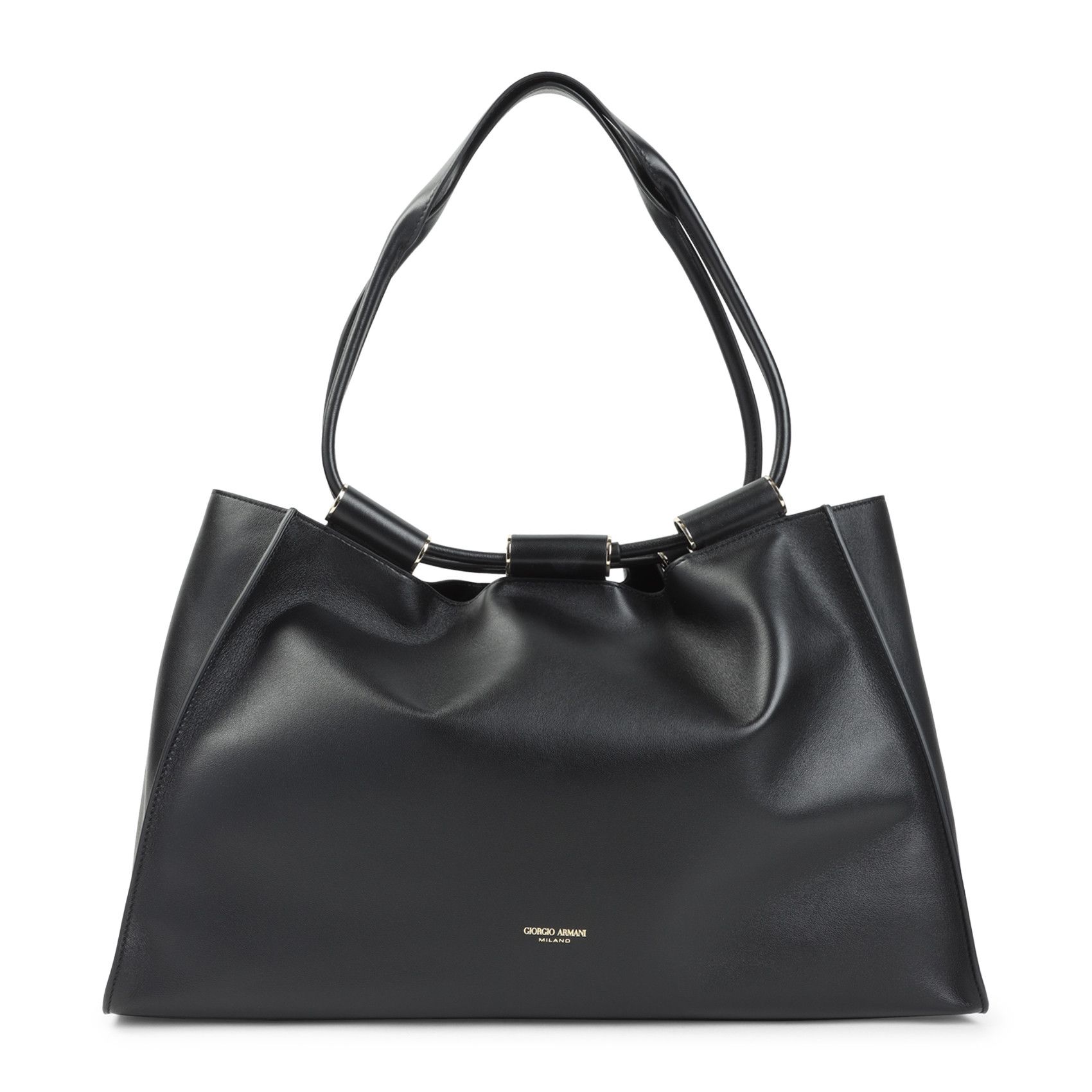 Giorgio Armani Giorgio Armani Leather Shopping Bag Size ONE SIZE - 1 Thumbnail
