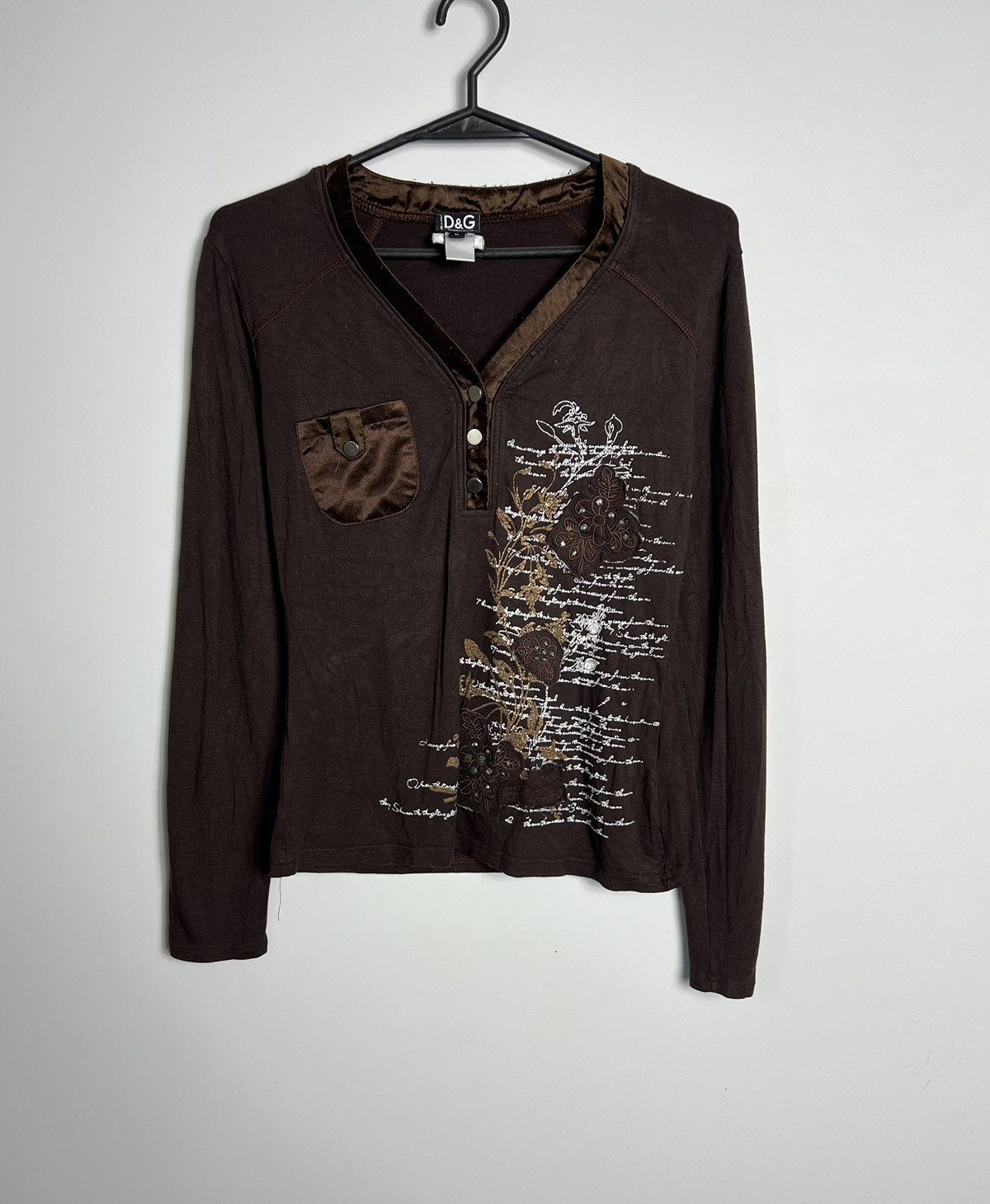 Dolce & Gabbana Longsleeve Dolce & Gabbana brown women great Size L / US 10 / IT 46 - 1 Thumbnail