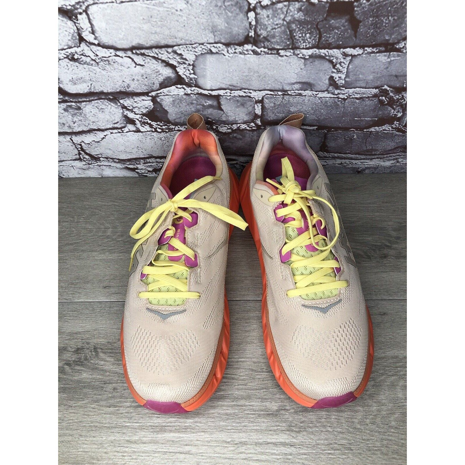 Hoka Hoka One One Elevon 2 Mental Health Sand Camelia Running Sho Size US 12 / IT 42 - 18 Thumbnail