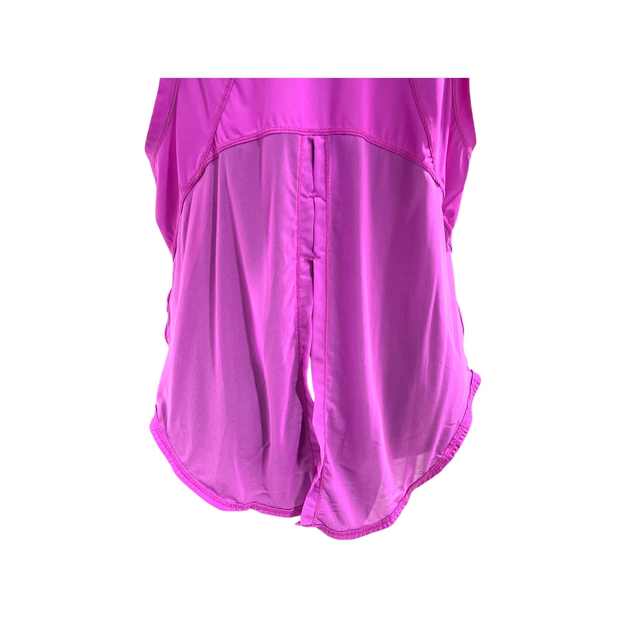 Other Women's Purple Open-Back Tie Workout Tank Top Sheer Mesh Pan Size L / US 10 / IT 46 - 5 Thumbnail