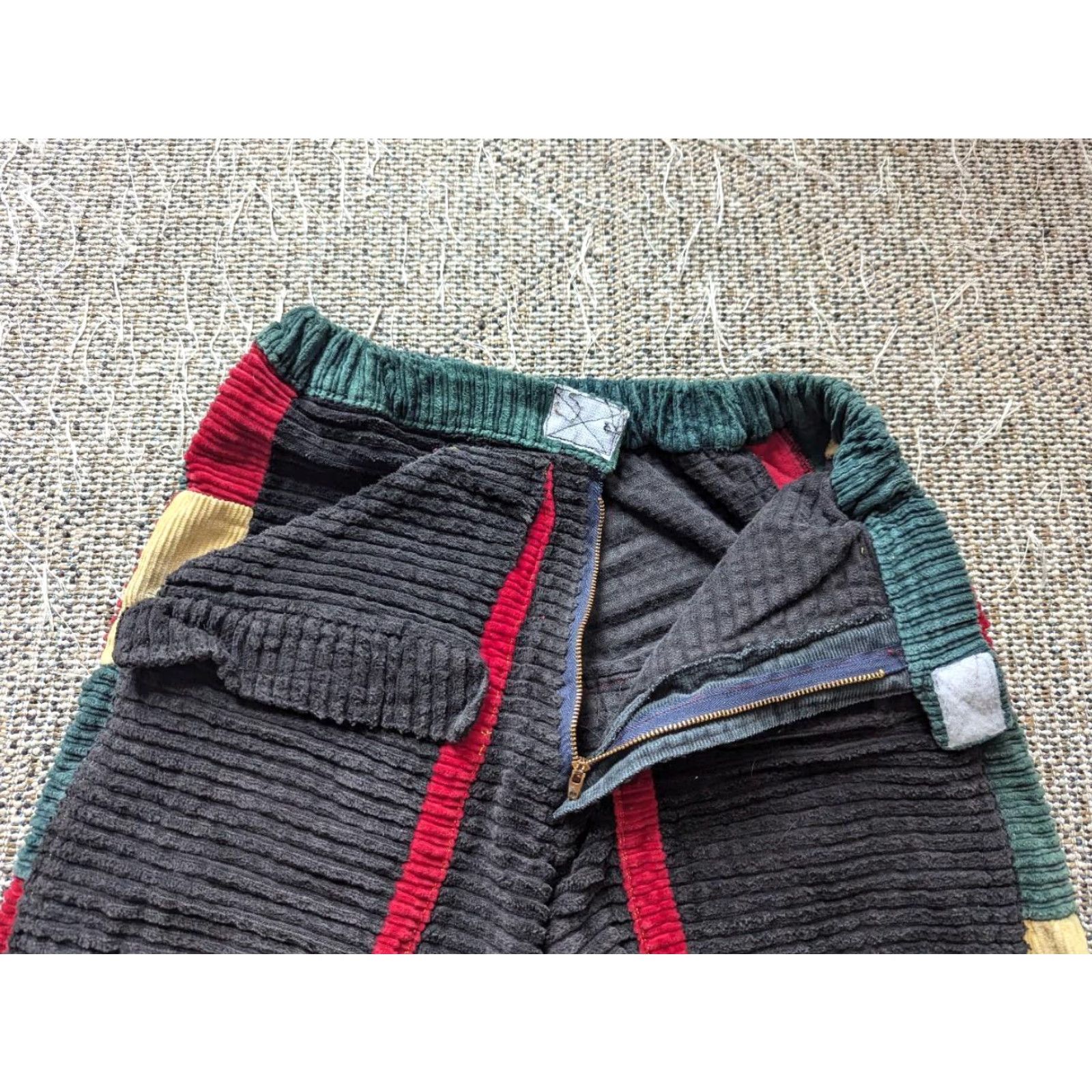 JNCO VINTAGE thick corduroy SKATE baggy shorts 34 rasta WIDE jnco coogi HIP HOP Size US 34 / EU 50 - 5 Thumbnail