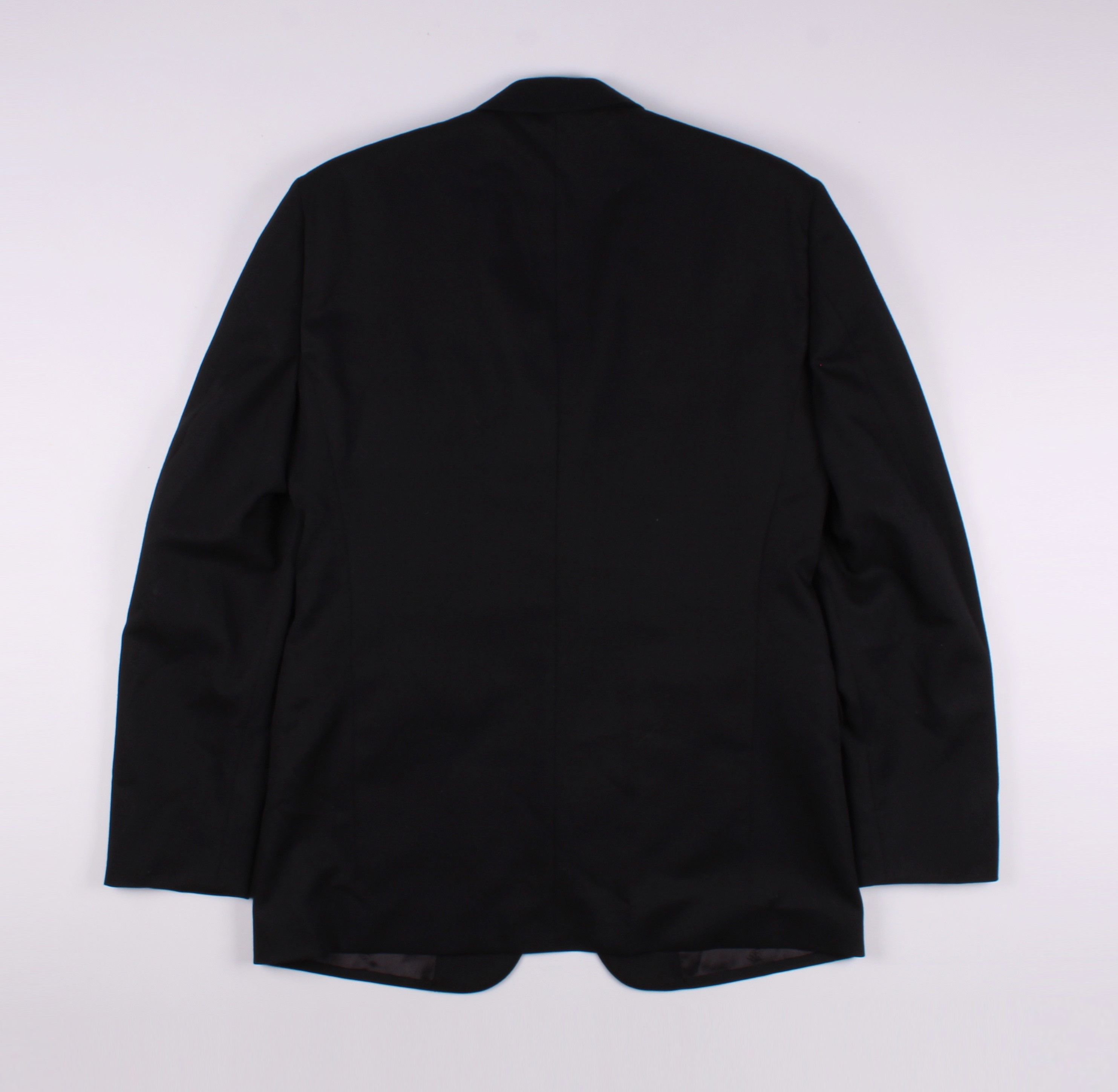 Versace × Versus Versace Vintage Versus Gianni Versace 3 Button Black Wool Blazer Size 52R - 13 Thumbnail