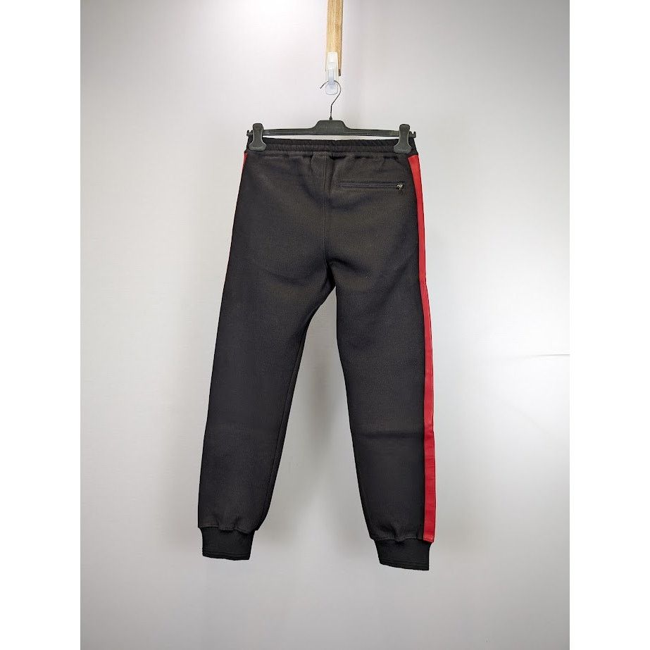 Alexander McQueen o1rshd1 Sweatpant Jogger in Black / Red Size US 32 / EU 48 - 15 Thumbnail