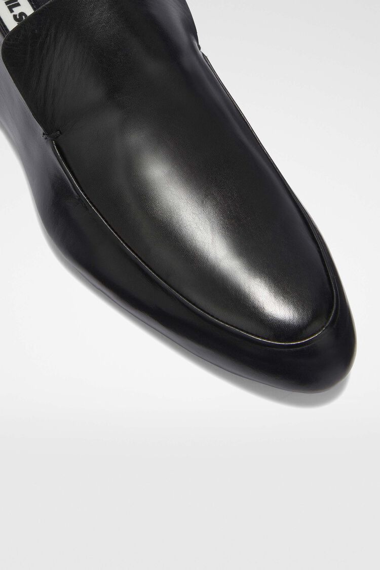 Jil Sander o1s22i1n0125 Leather Loafers in Black Size US 6 / IT 36 - 6 Thumbnail