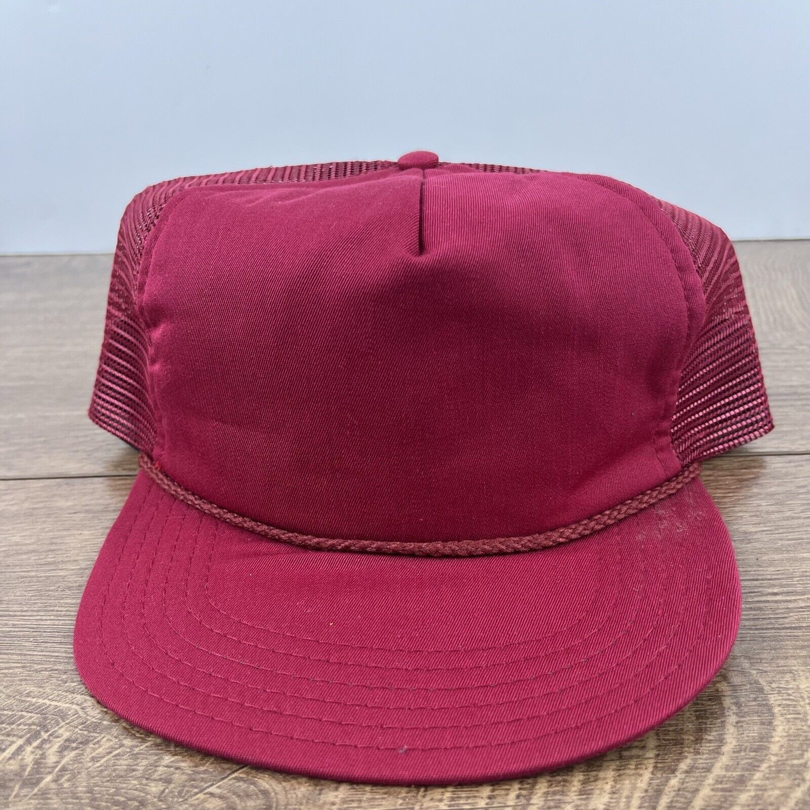 Other Maroon Red Snapback Hat Red Cap Hat Adjustable Hat Red Adult Size ONE SIZE - 4 Thumbnail