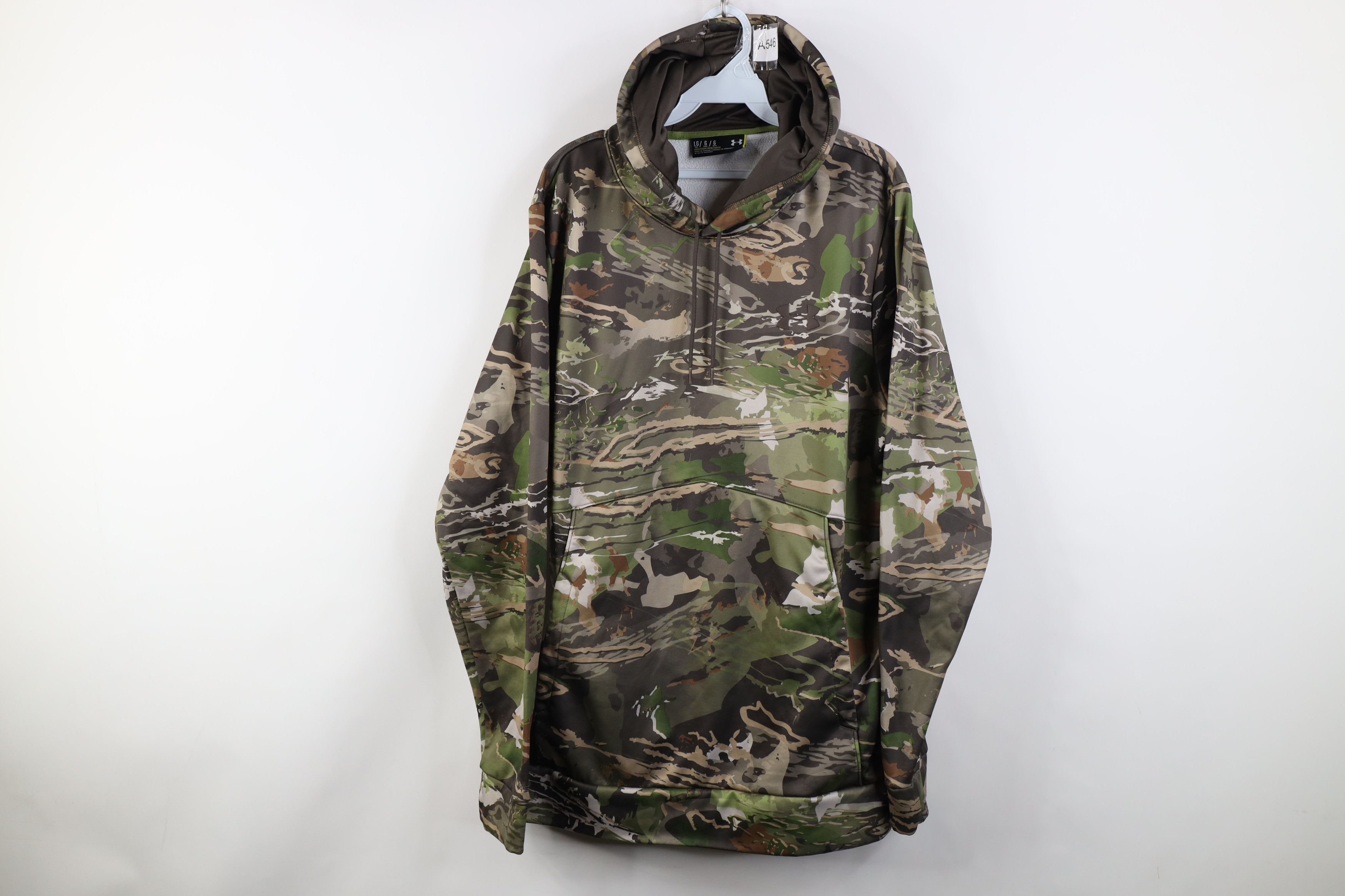 Under Armour Under Armour Loose Fit Camouflage Storm Hoodie Sweatshirt Size US L / EU 52-54 / 3 - 1 Thumbnail