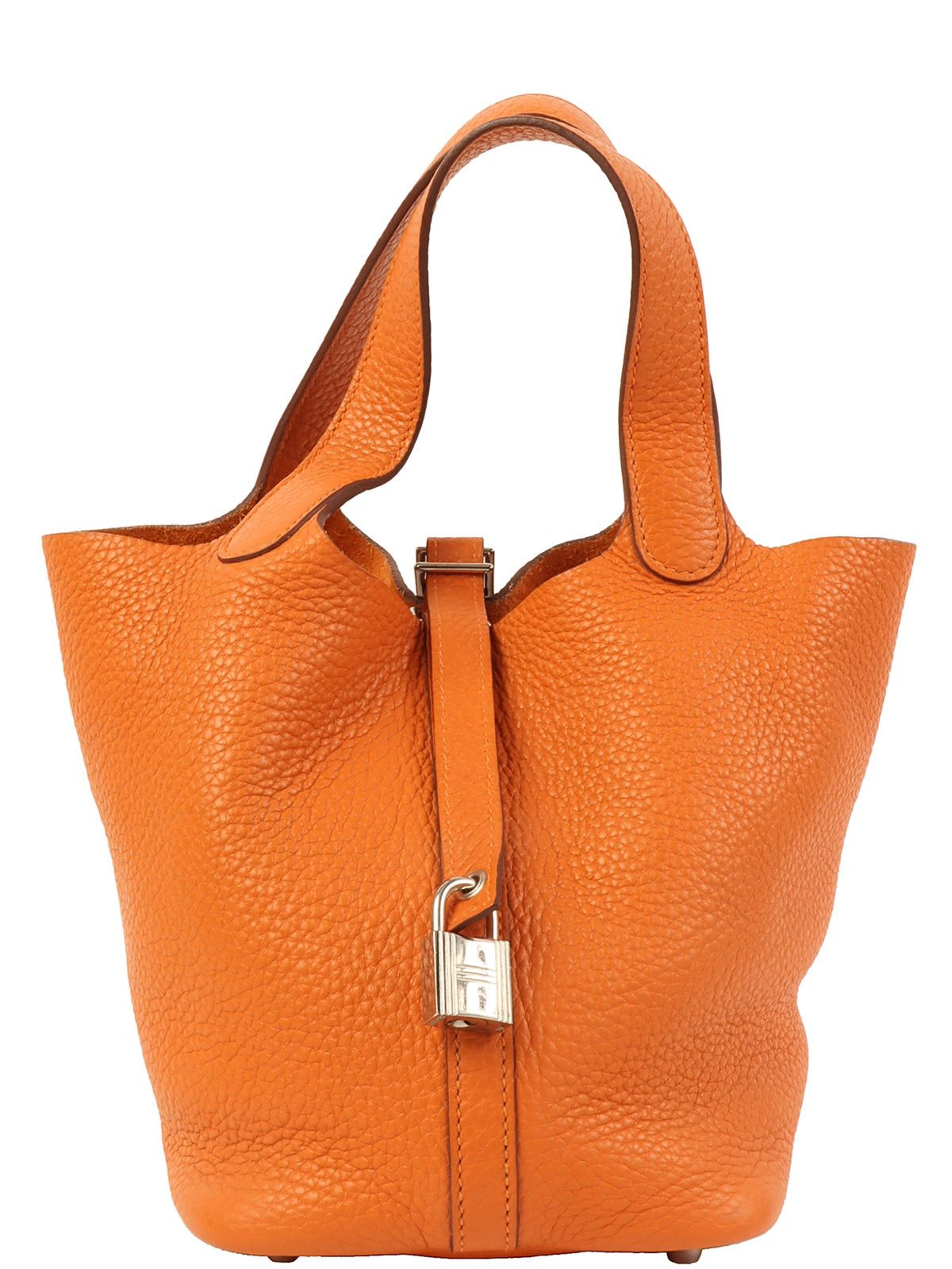 image of Hermes 2012 Made Picotin Pm Orange, Women's