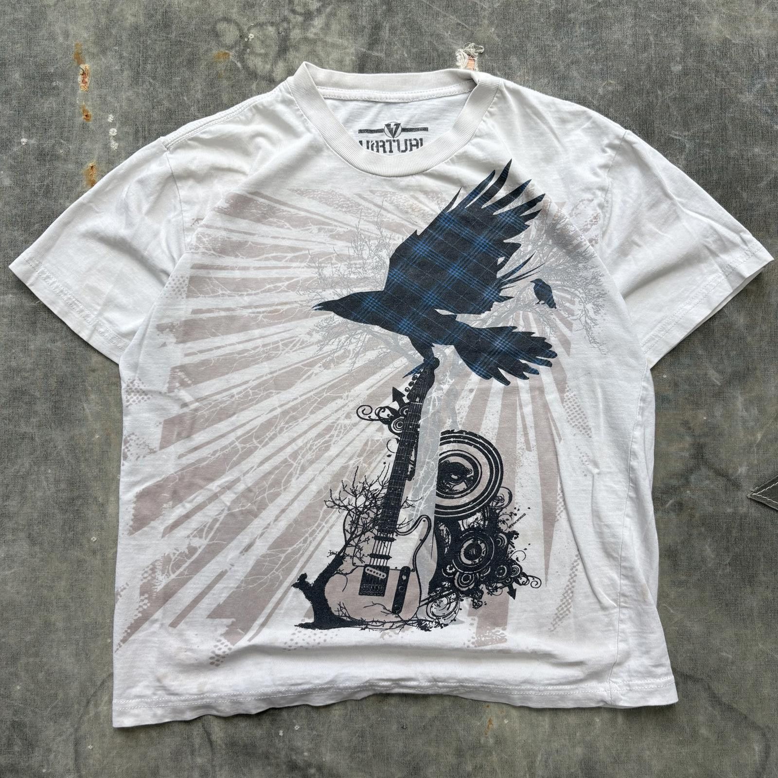Vintage Vintage Y2K Affliction Crow Plaid Guitar Skate Grunge Shirt Size M / US 6-8 / IT 42-44 - 1 Thumbnail