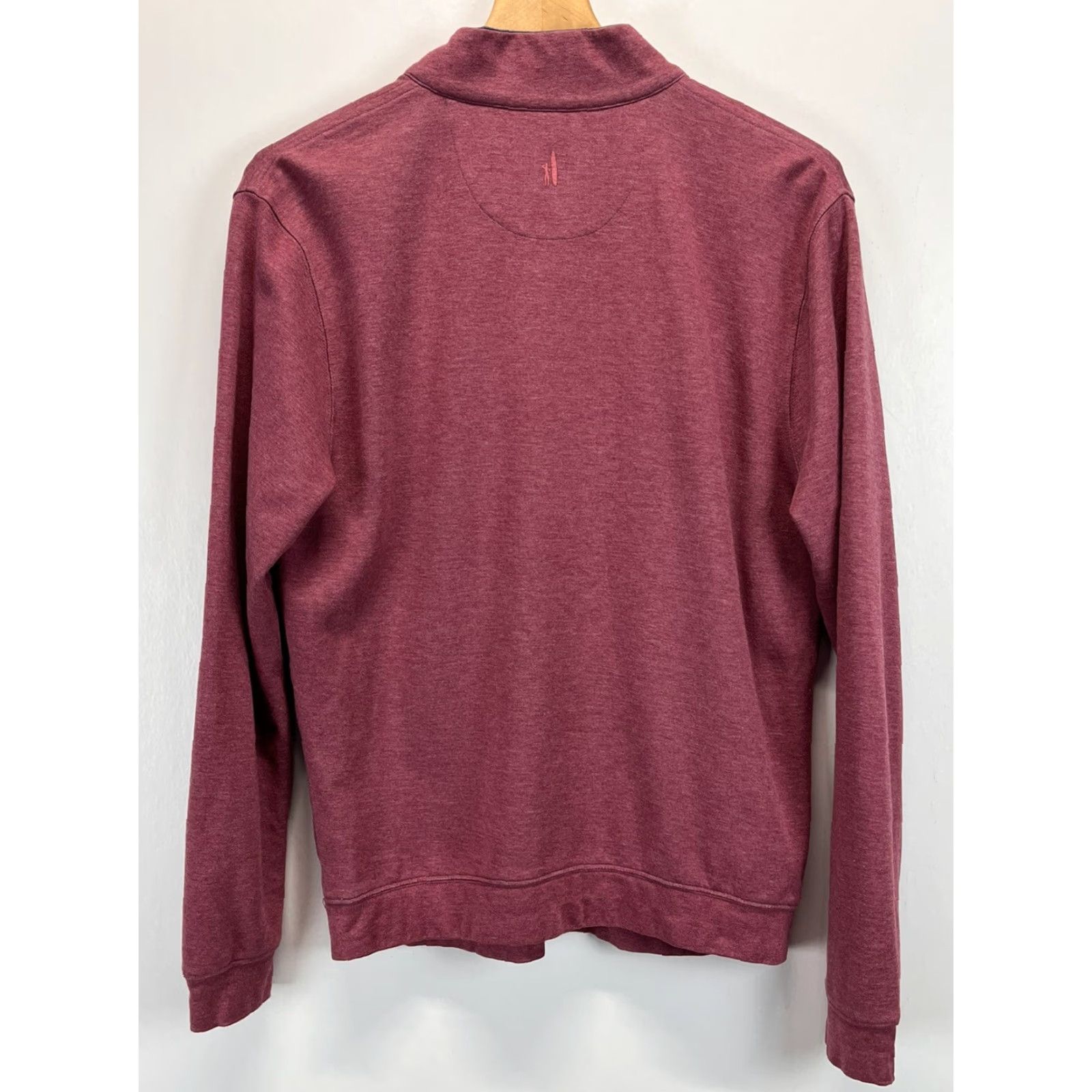 johnnie-O johnnie-O 1/4 Zip Pullover Sweatshirt Mens Sz Medium Sully Malibu Red Sleeve Size US M / EU 48-50 / 2 - 2 Thumbnail