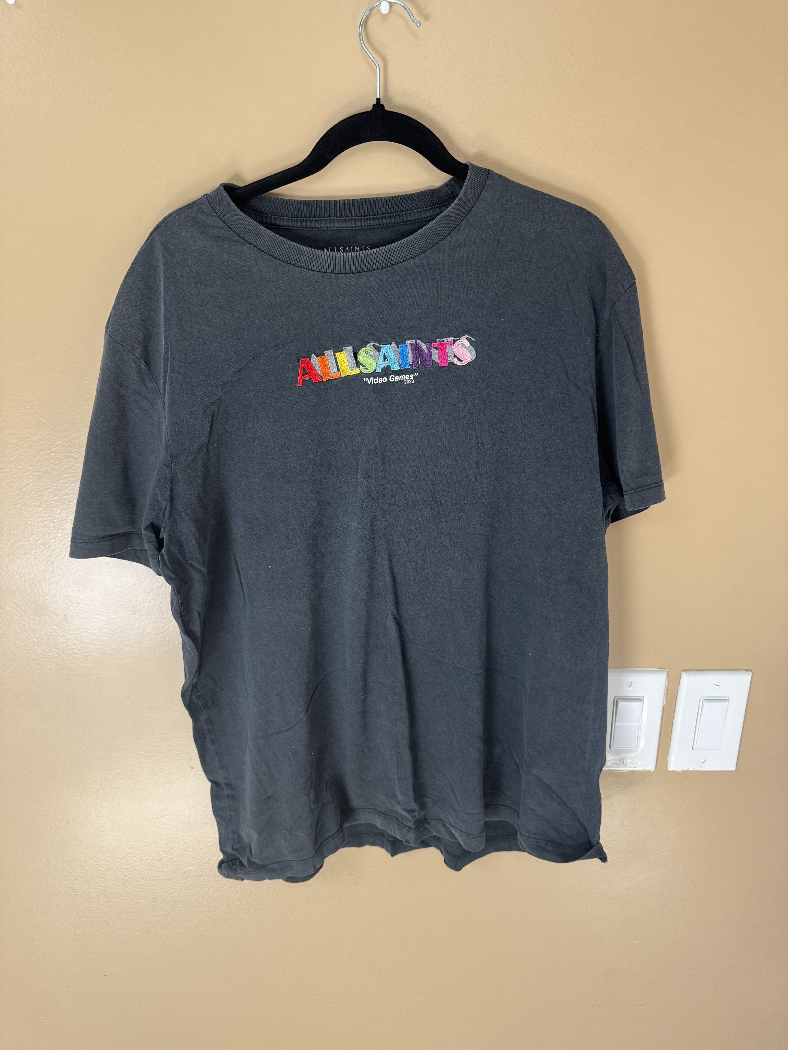 Allsaints Allsaints "Video Games" Tee Size US L / EU 52-54 / 3 - 1 Thumbnail
