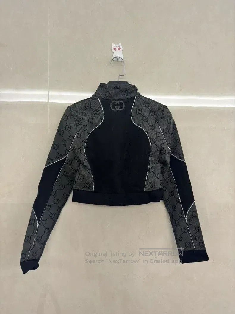 Gucci Gucci Stitching Logo Full Print Stand-up Collar Half Zippe Size M / US 6-8 / IT 42-44 - 2 Thumbnail