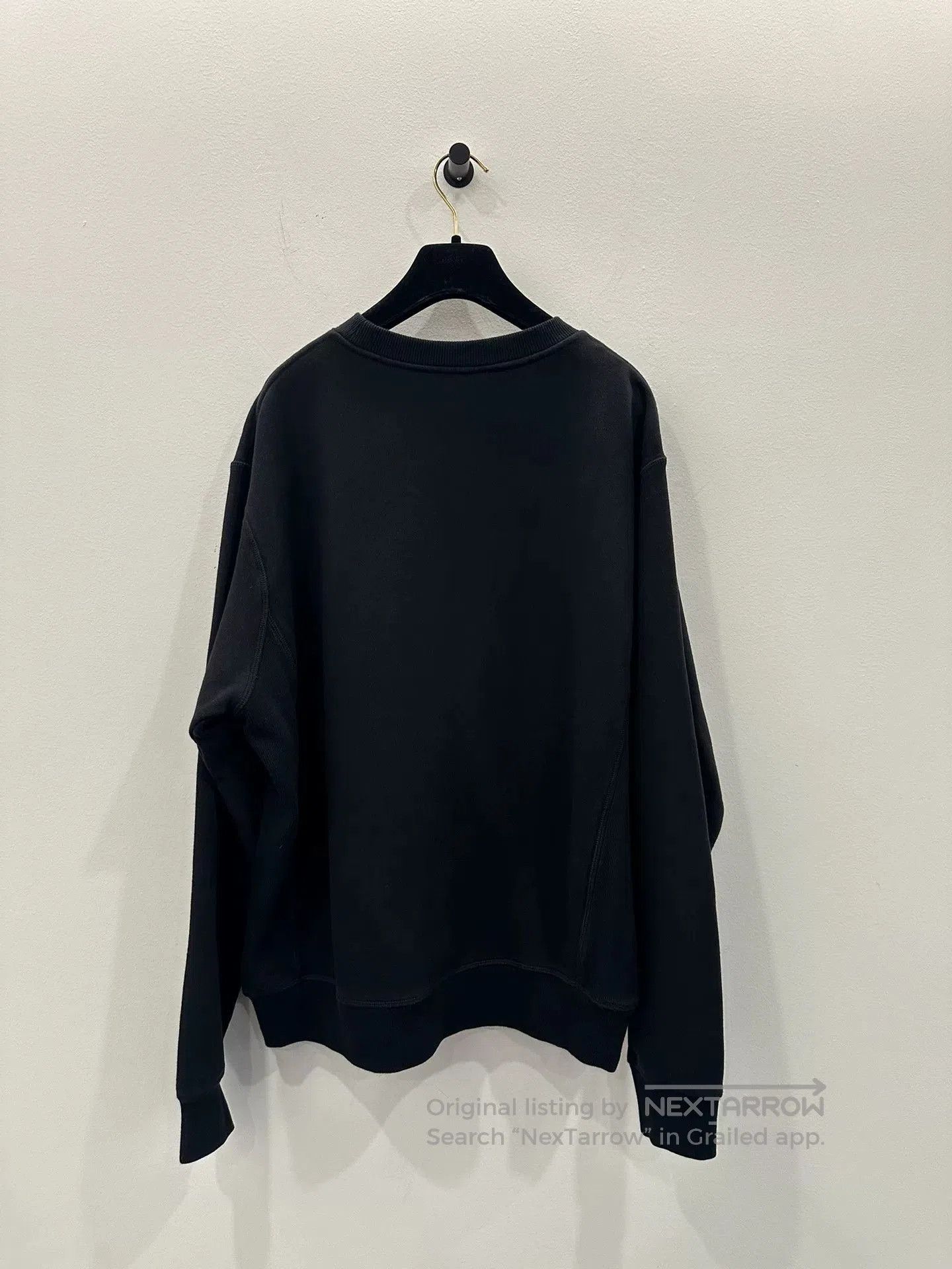 Dior Dior Chest Heart Embroidery Black Men's Sweatshirt. Size US M / EU 48-50 / 2 - 2 Thumbnail
