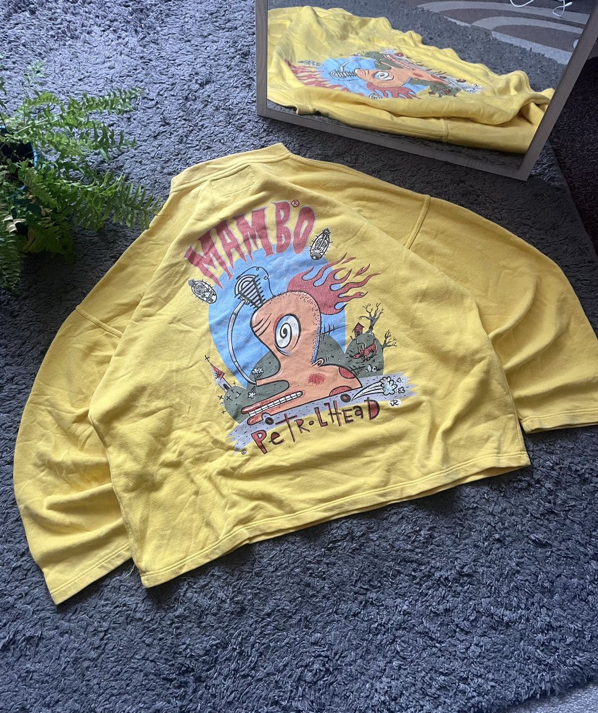 Mambo × Vintage 90s Mambo Sweatshirt 1995 Streetwear Big Logo Rare Y2k Size US L / EU 52-54 / 3 - 2 Thumbnail