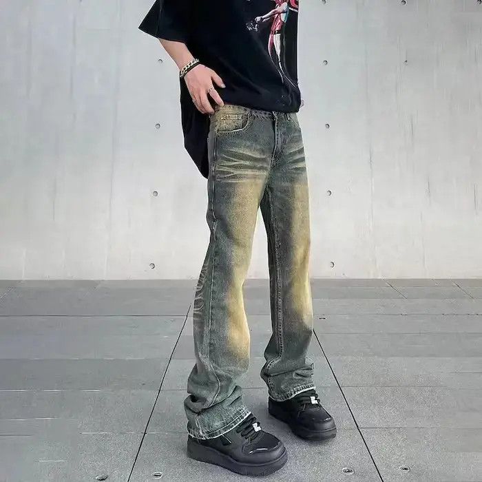 Japanese Brand × Jean Vintage Gradient Flare jeans Size US 30 / EU 46 - 5 Thumbnail