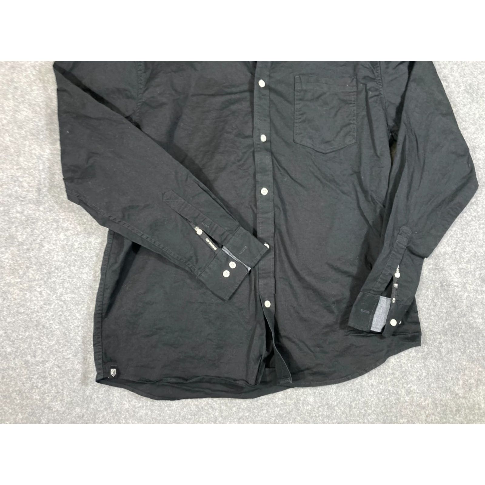 Vintage Rank 45 Button Down Shirt Mens Medium Black Stretch Long Sleeve Preppy Pocket Shirt Size US M / EU 48-50 / 2 - 4 Thumbnail