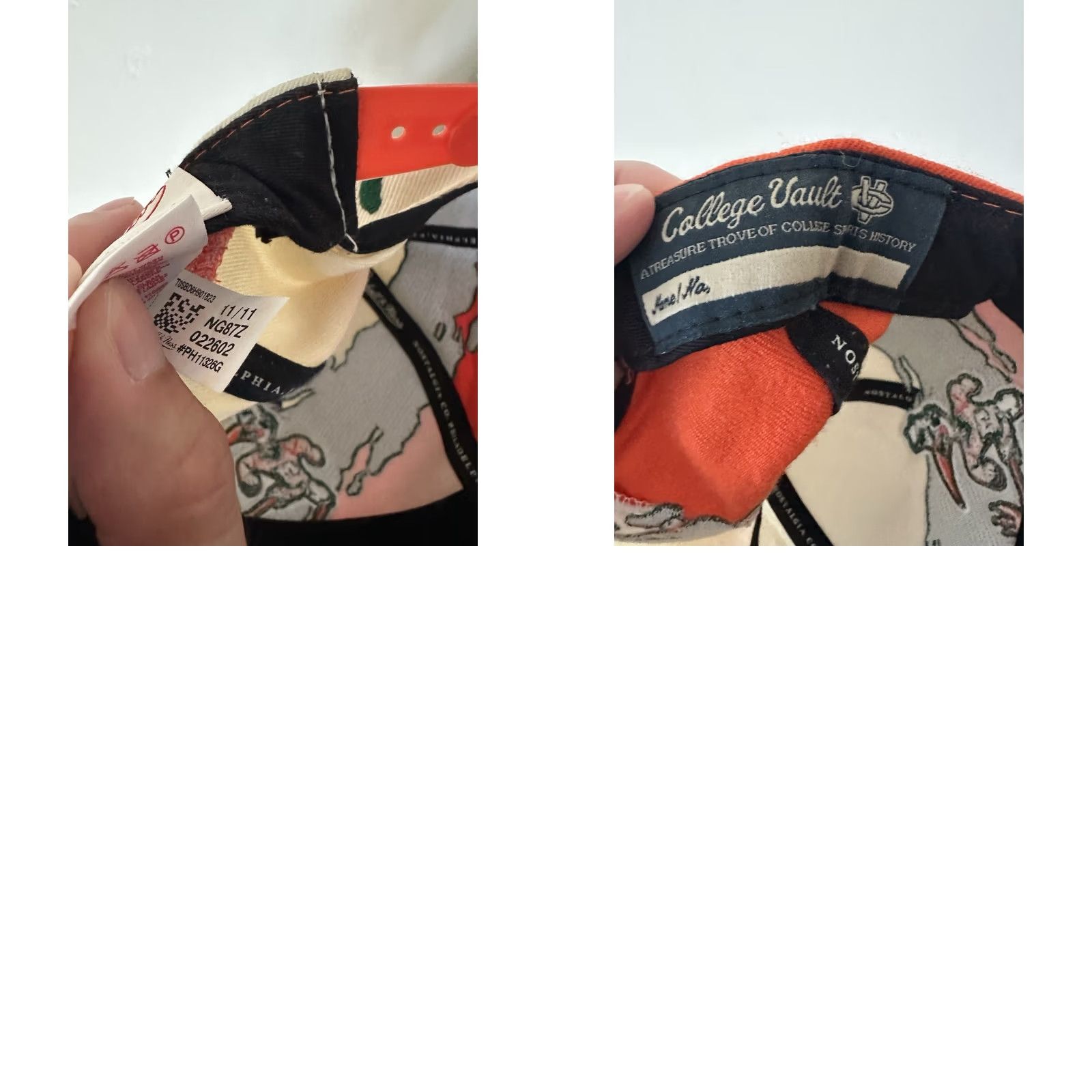 Mitchell & Ness Mitchell & Ness Hat Snapback Miami Hurricanes Ibis Logo Paint Brush Splash RARE Green One Size Men Mens Snapback Hat Size ONE SIZE - 9 Thumbnail