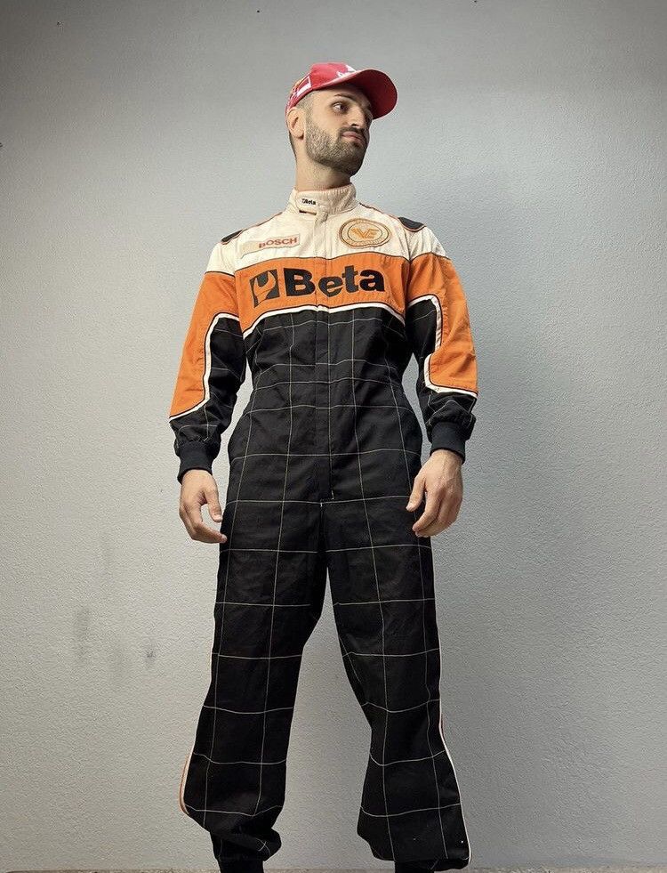 Japanese Brand × Vintage Racing Overalls Honda Toyota Suits F-1 Beta Vintage Y2K Size 34S - 1 Thumbnail