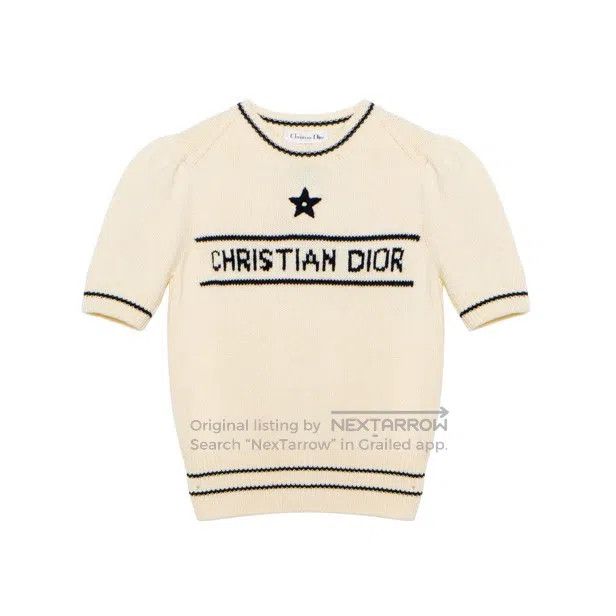 Dior Dior Lucky Star Knitted Short-sleeved Knitwear Size XS / US 0-2 / IT 36-38 - 1 Thumbnail