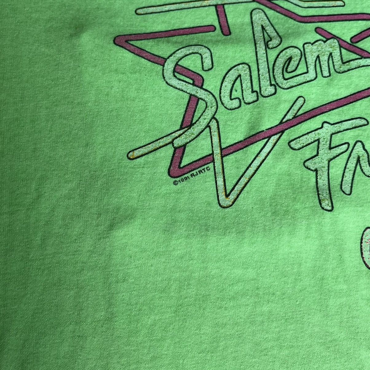 Vintage Vintage 90s Salem Cigarettes Fresh on the Scene Pocket Tee Size US XL / EU 56 / 4 - 5 Thumbnail