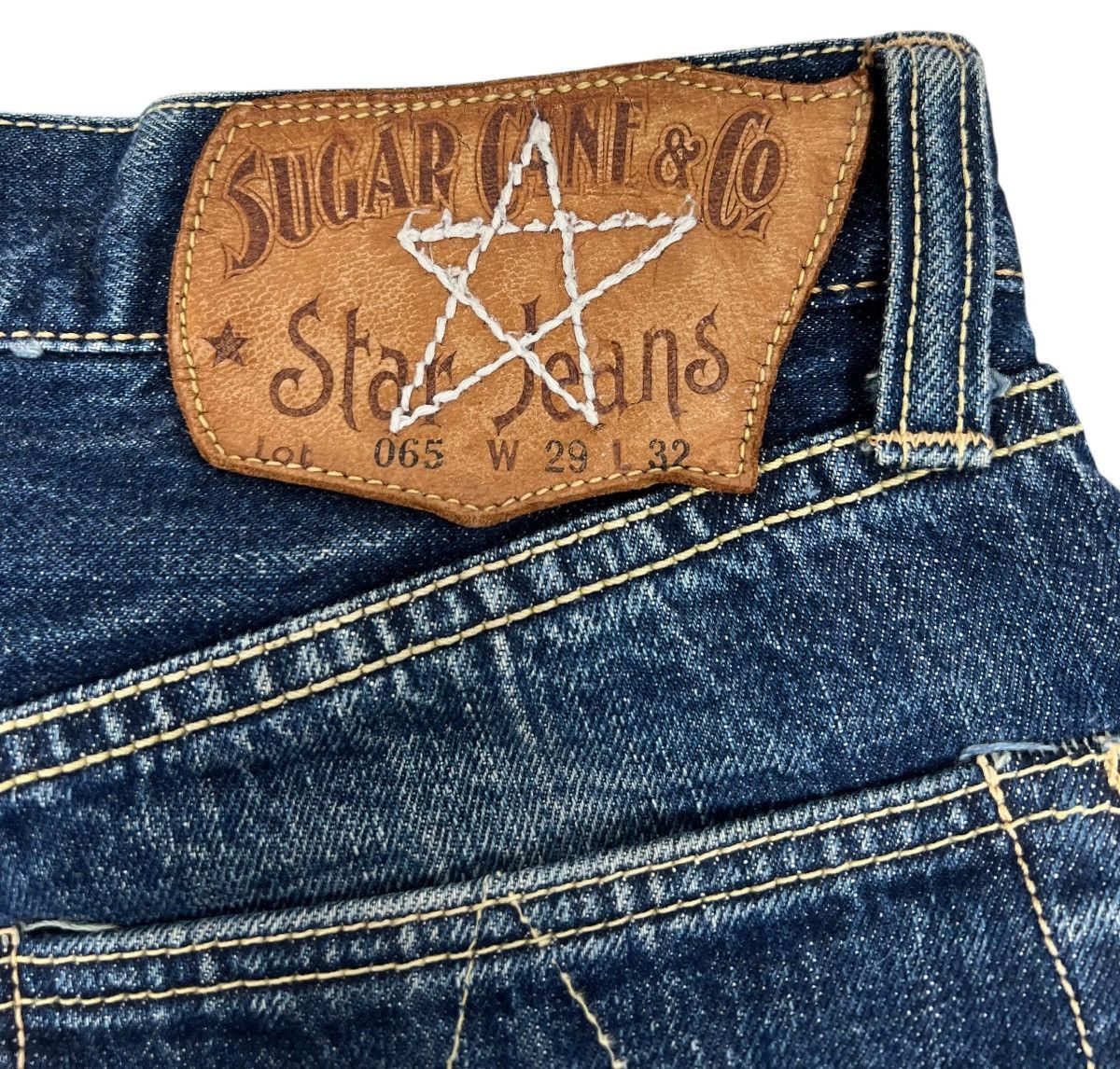 Sugar Cane Vintage Sugar Cane Union Star Jeans Size US 29 - 9 Thumbnail