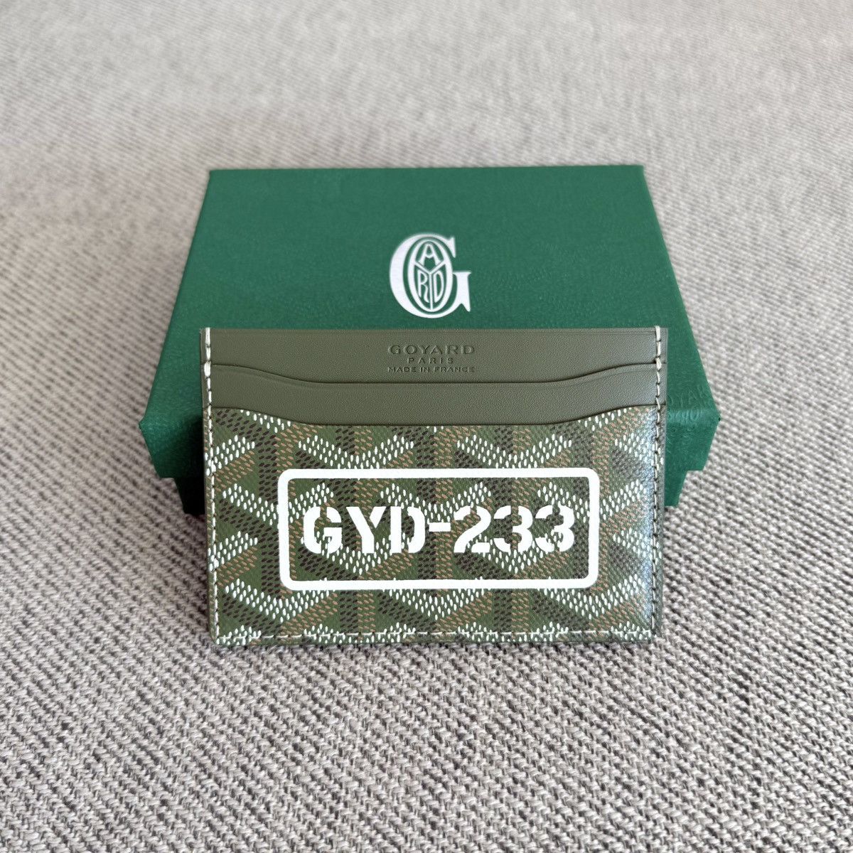 goyard card holder limited edition Goyard Saint Sulpice Coated Canvas Card Holder