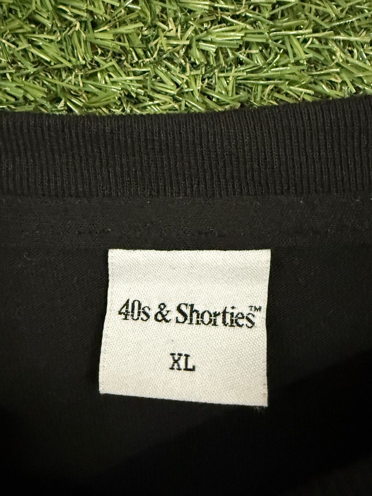 40's & Shorties 40s and Shorties Trademark Logo Streetwear Tee Black XL Size US XL / EU 56 / 4 - 4 Thumbnail