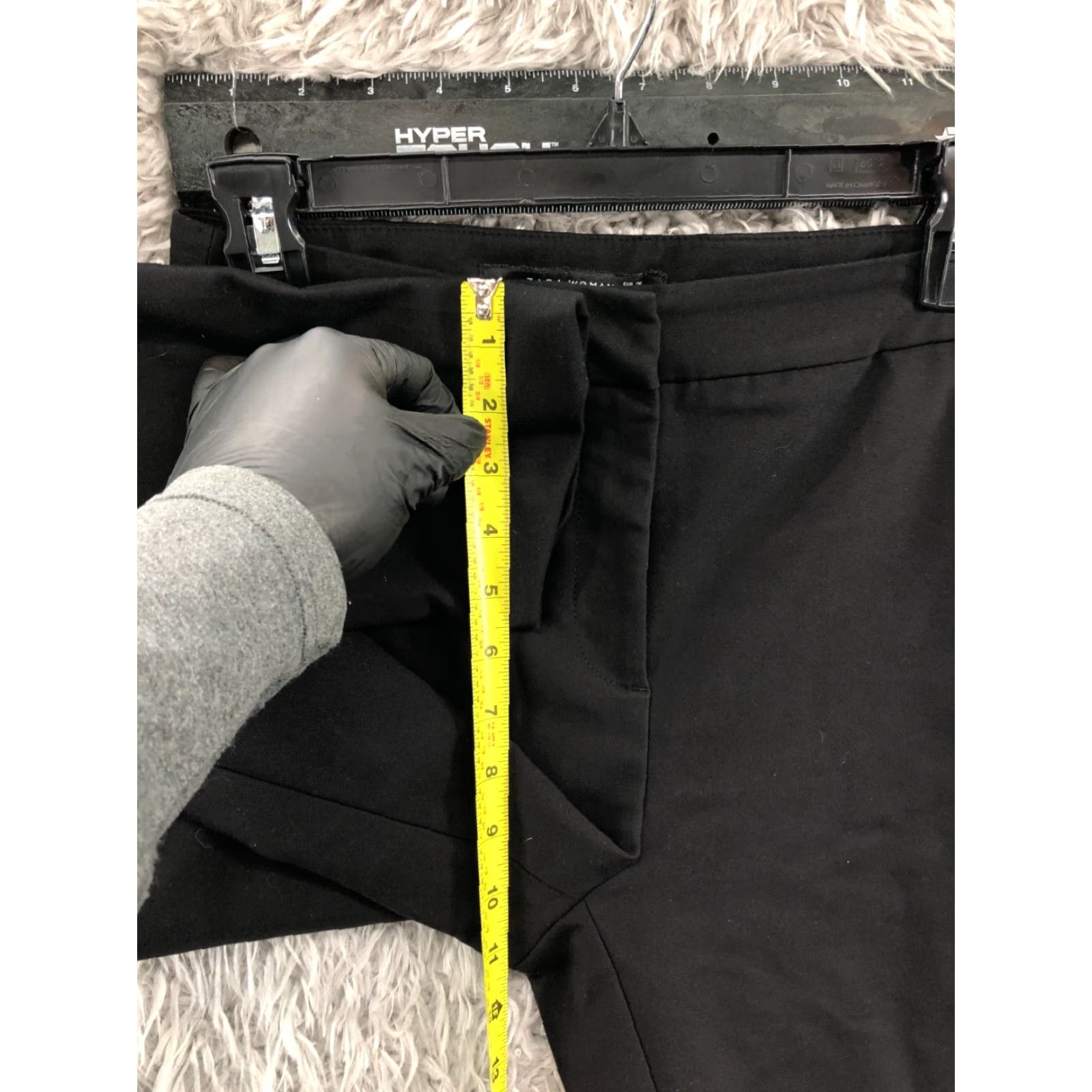 Zara Zara Pants Womens Size 4 Black Ankle Hook Eye Size 27" / US 4 / IT 40 - 4 Thumbnail