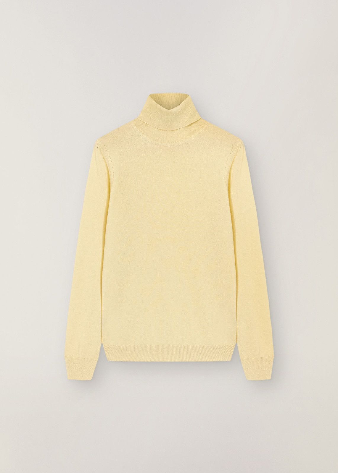 Loro Piana o1srvl11e0125 Piuma Turtleneck Sweater in Yellow Size S / US 4 / IT 40 - 1 Thumbnail