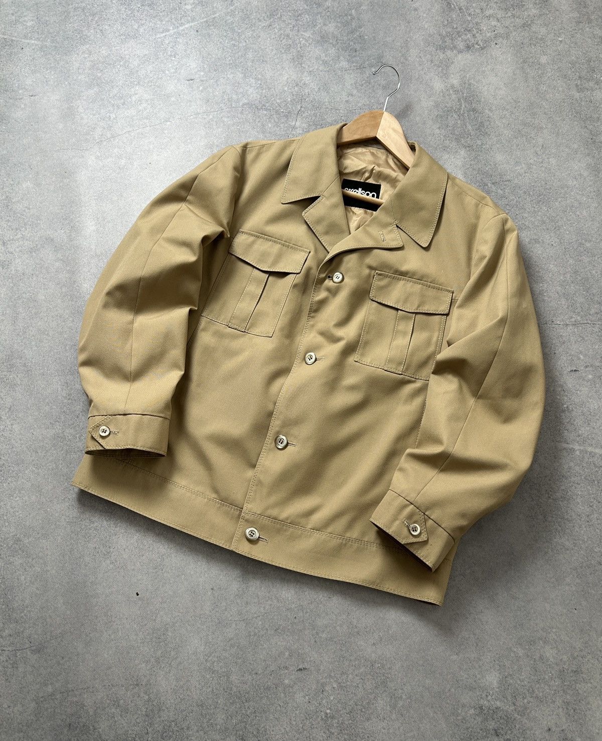 Strellson Streelson beige work jacket mens 90s Size US M / EU 48-50 / 2 - 1 Thumbnail