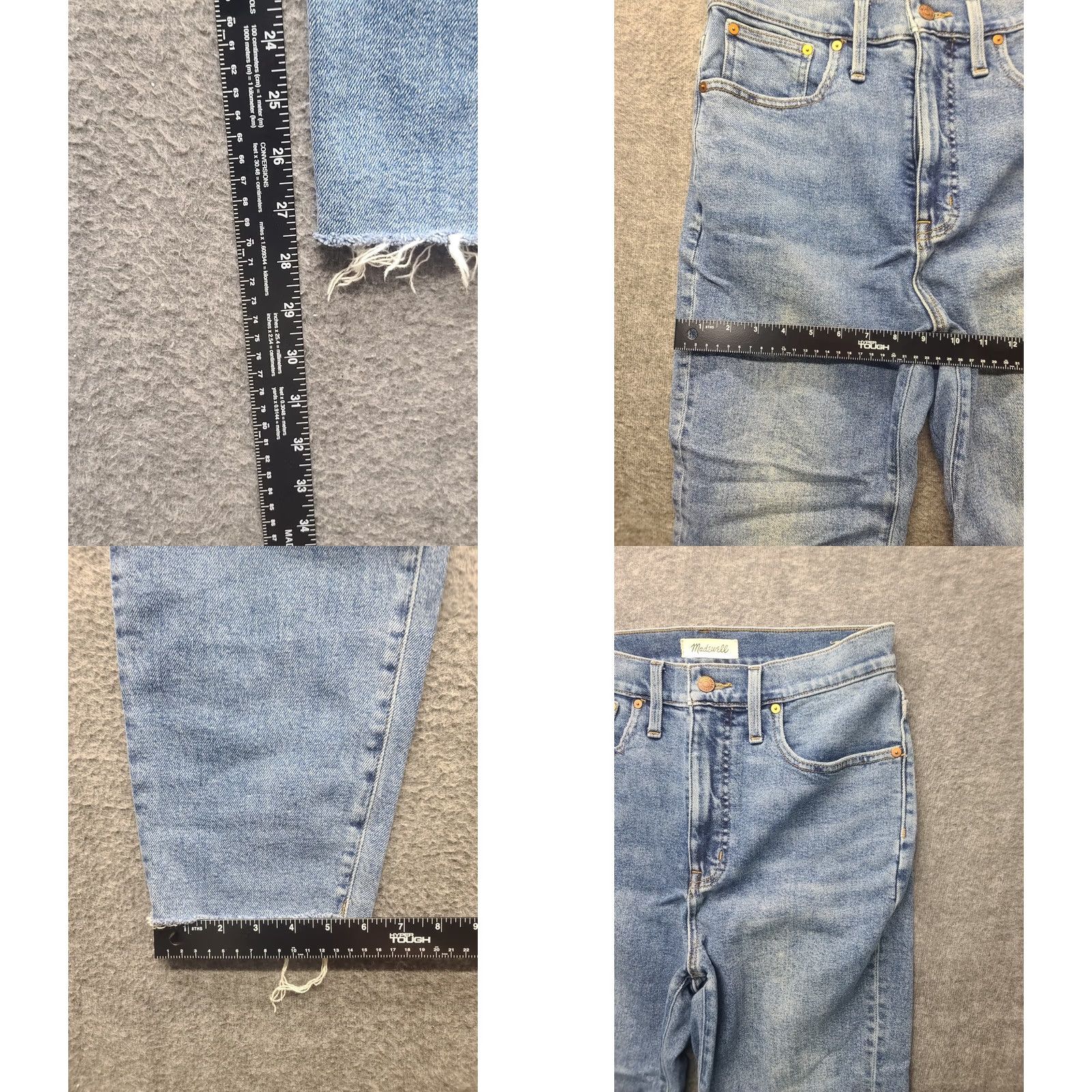 Madewell Madewell The Mom Jean Women’s 29x28 Relaxed High Rise Denim Stretch Jeans City 5-Pocket Mens Womens HS Size 29" - 8 Thumbnail