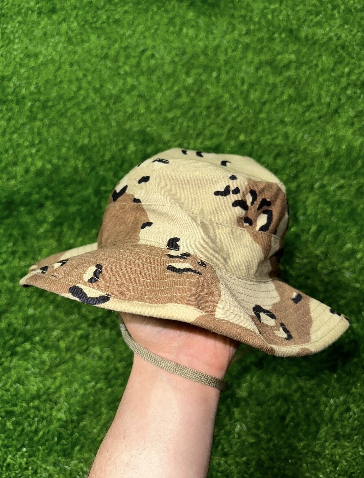 Vintage Desert Camo Army Bucket Hat Size 7 1/4 Size ONE SIZE - 1 Thumbnail