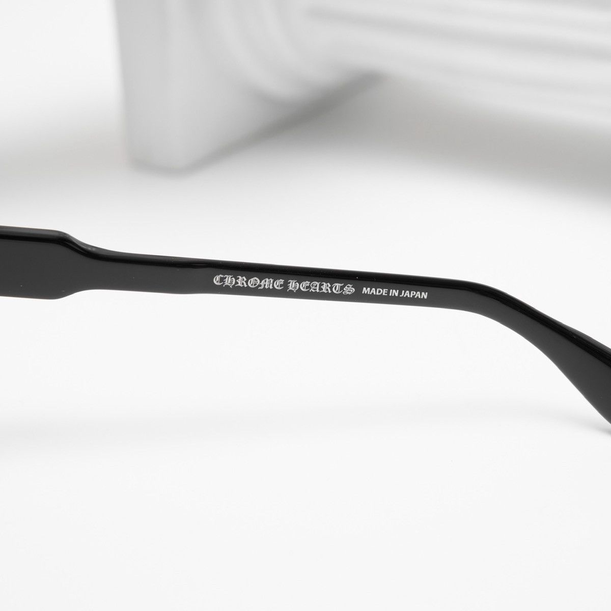 Chrome Hearts CHROME HEARTS BULGE BLACK SHINY SILVER GLASSES Size ONE SIZE - 4 Thumbnail
