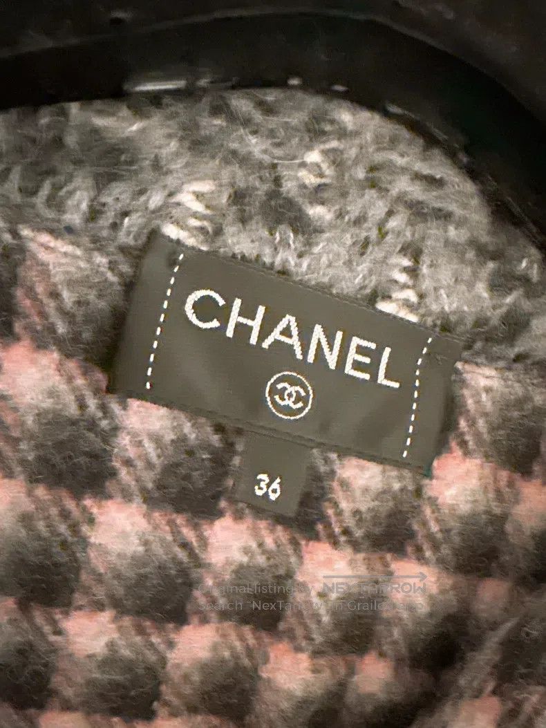 Chanel Chanel 21B Autumn and Winter Preview Gray Ox Horn Buckle C Size XS / US 0-2 / IT 36-38 - 7 Thumbnail
